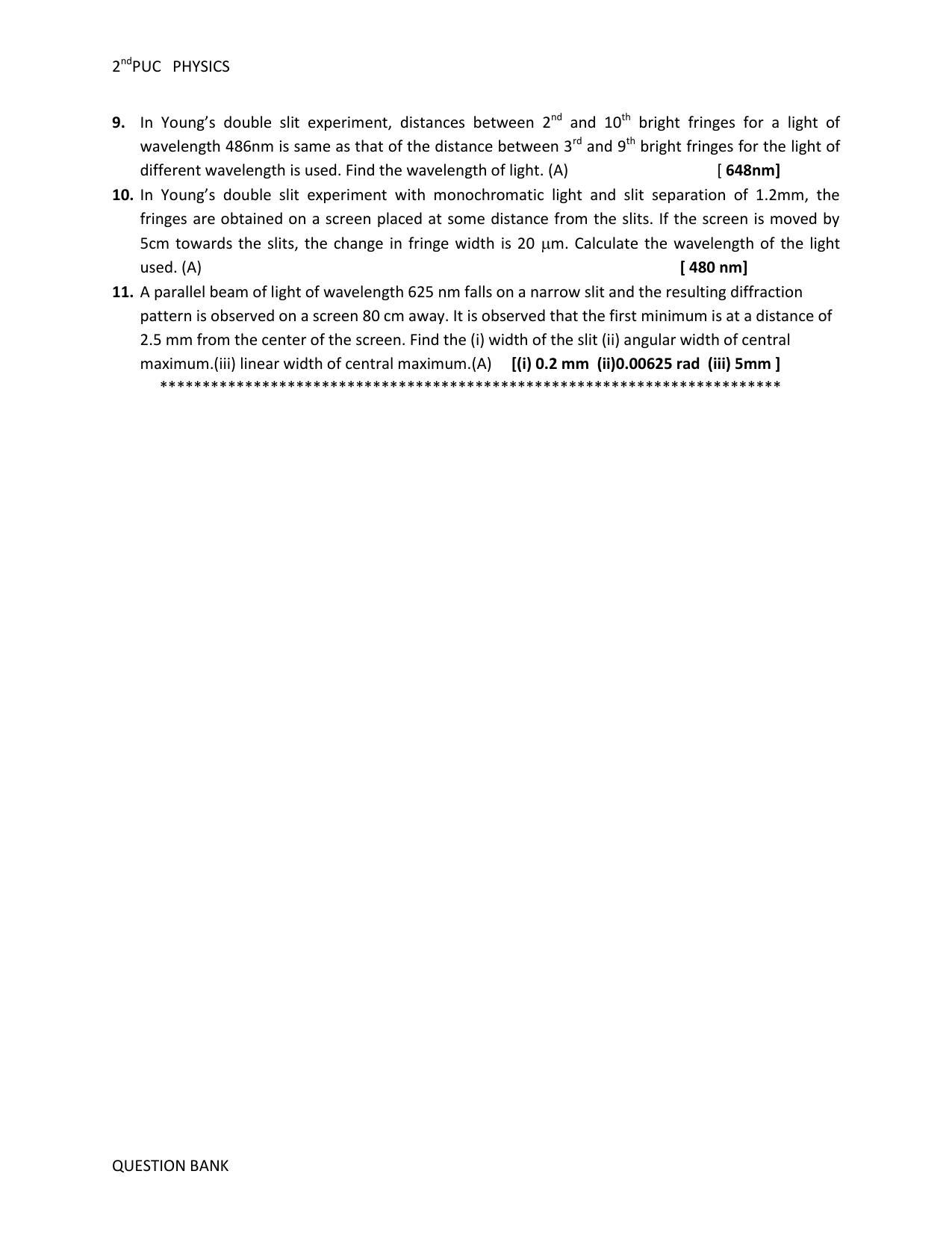 Karnataka 2nd PUC Question Bank for Physics - Page 57