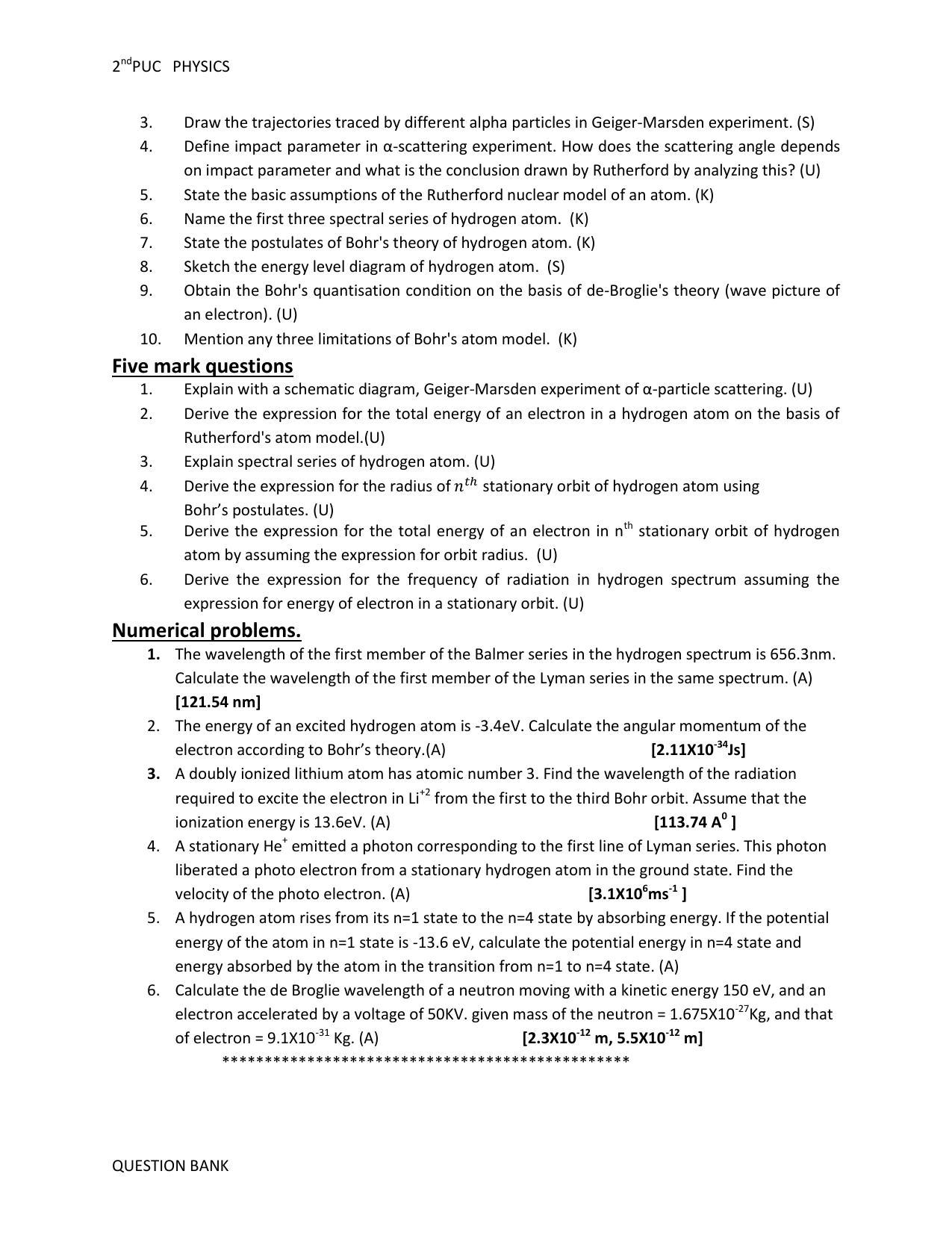 Karnataka 2nd PUC Question Bank for Physics - Page 64
