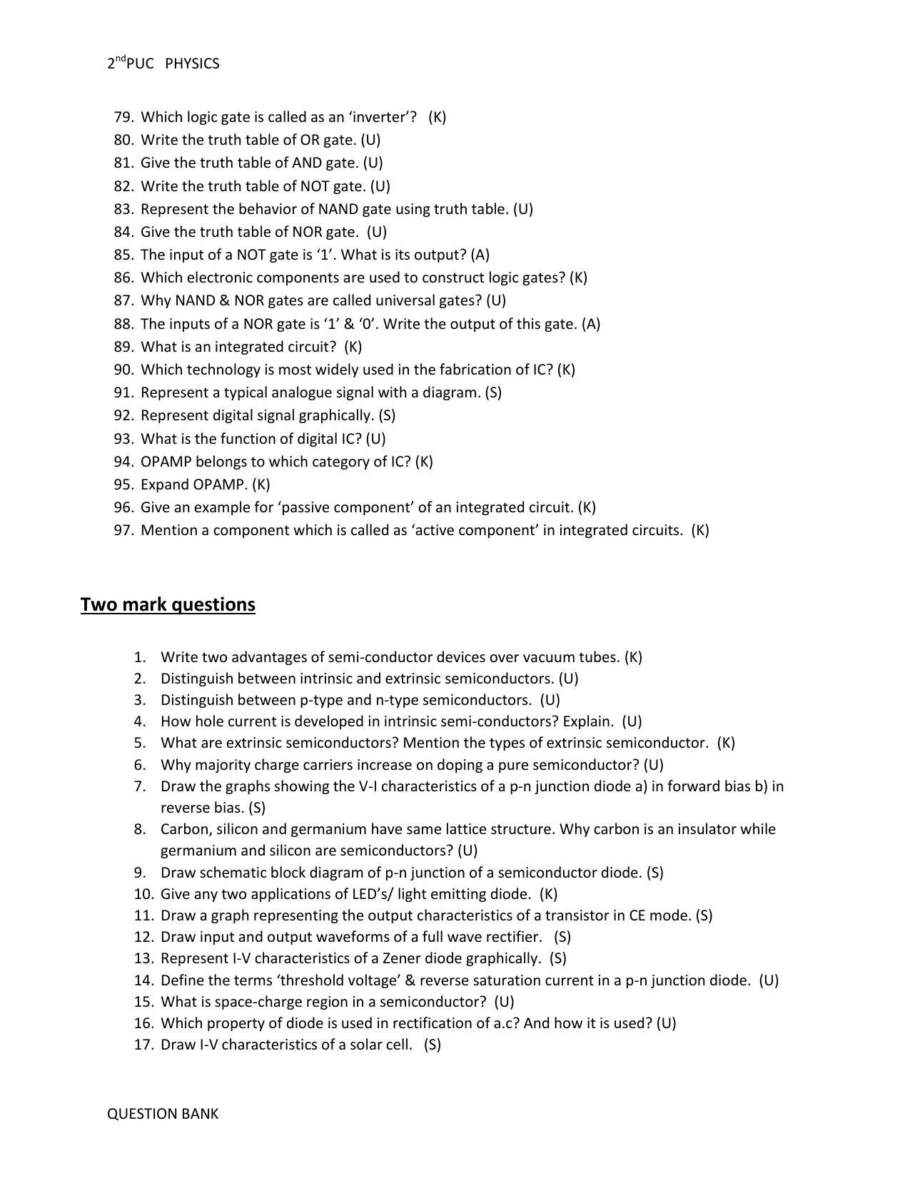 Karnataka 2nd PUC Question Bank for Physics - Page 72
