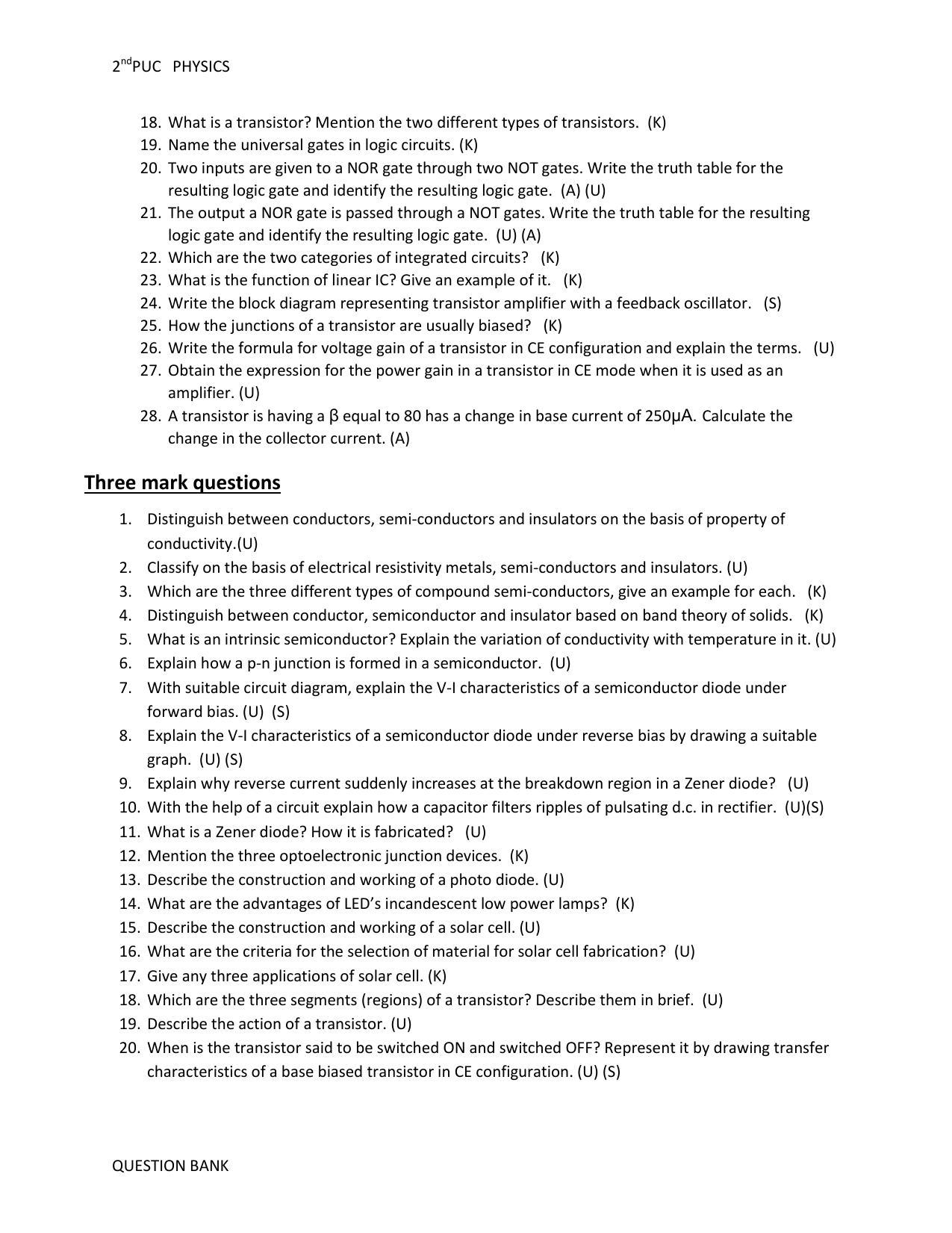 Karnataka 2nd PUC Question Bank for Physics - Page 73