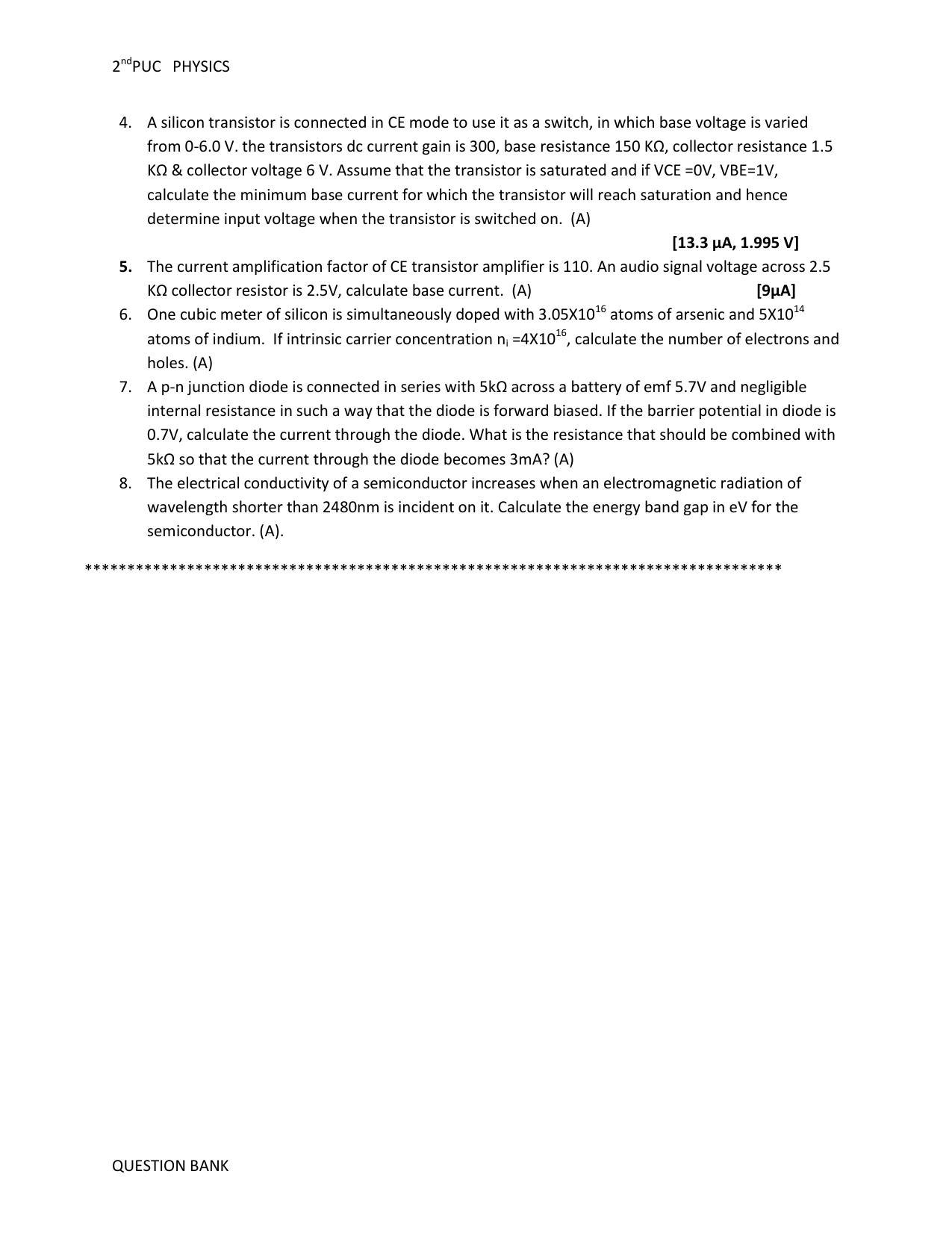 Karnataka 2nd PUC Question Bank for Physics - Page 75
