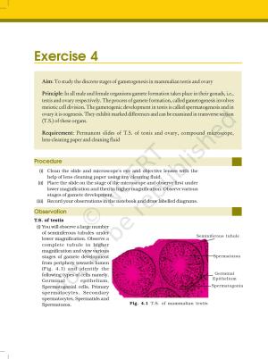 NCERT Laboratory Manuals for Class XII Biology - Exercise 4 & 5