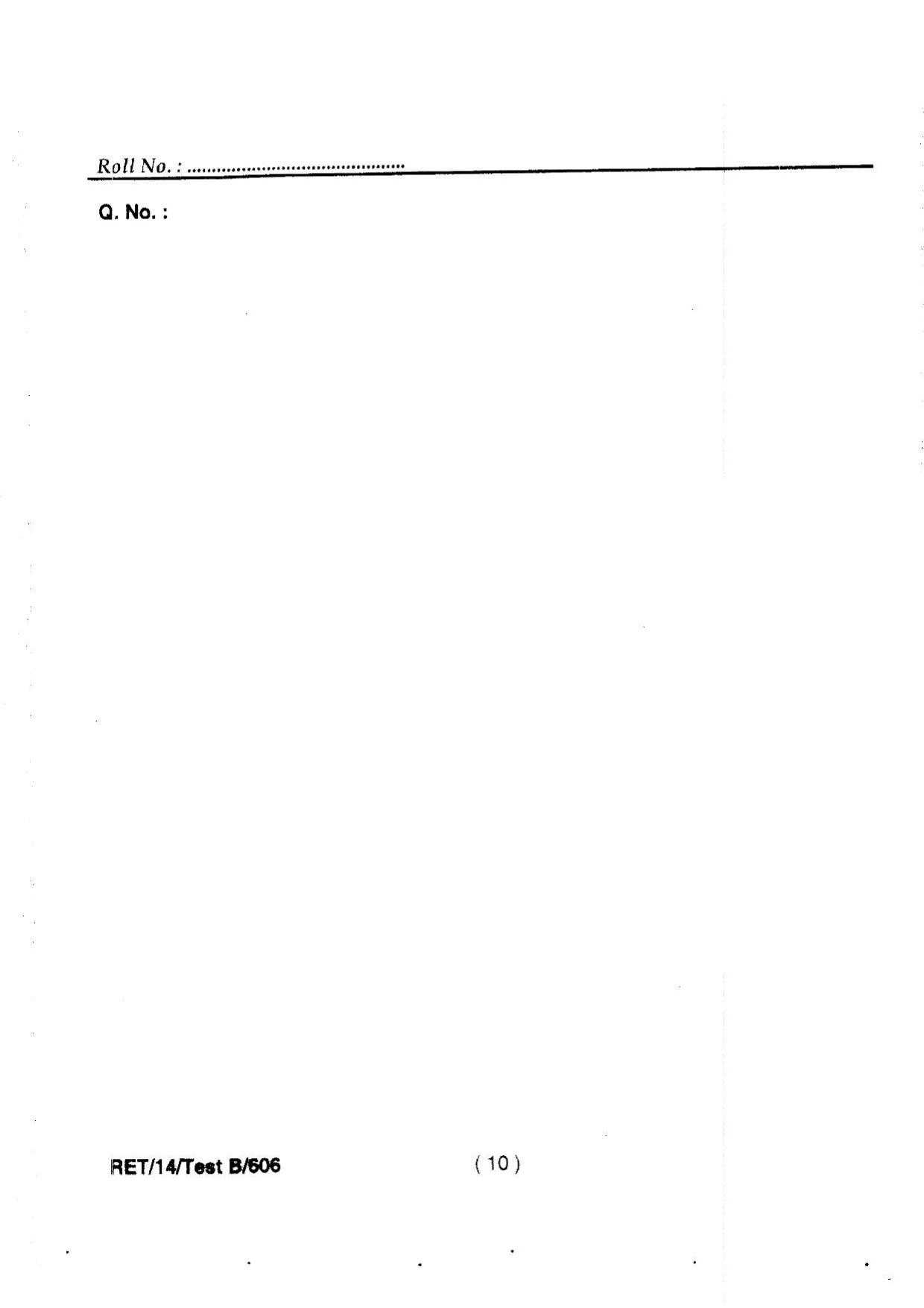 BHU RET MEDICINAL CHEMISTRY 2014 Question Paper - Page 12