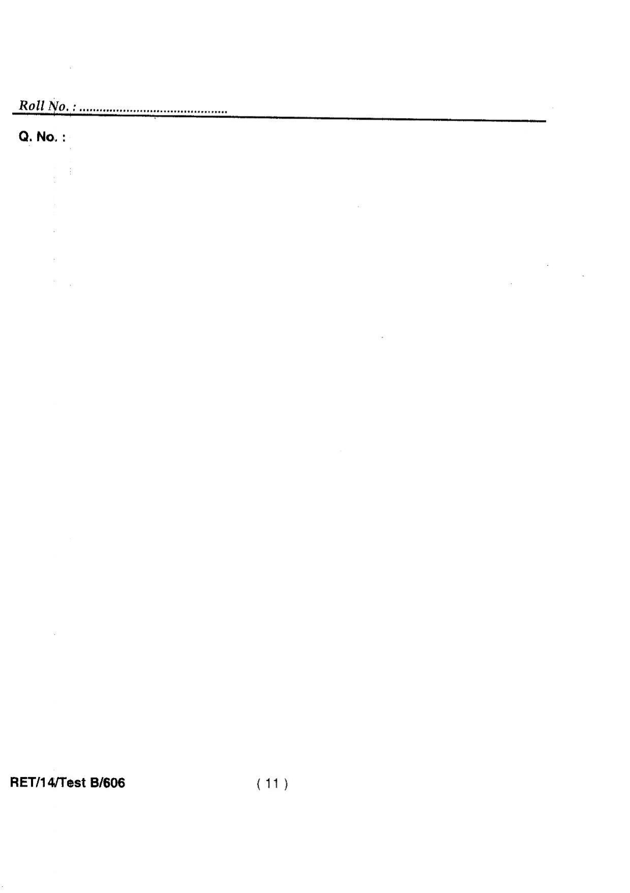 BHU RET MEDICINAL CHEMISTRY 2014 Question Paper - Page 13