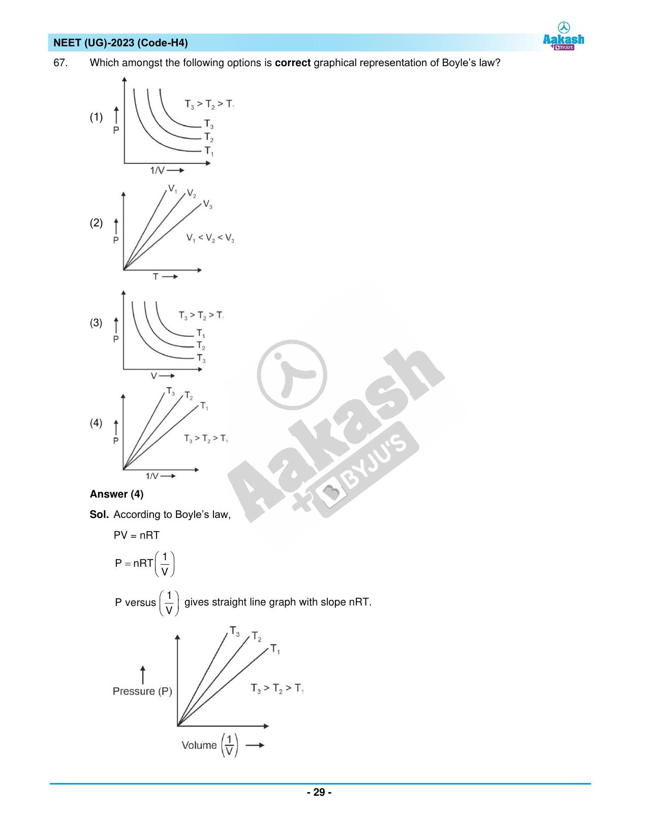 NEET 2023 Question Paper H4 - Page 29