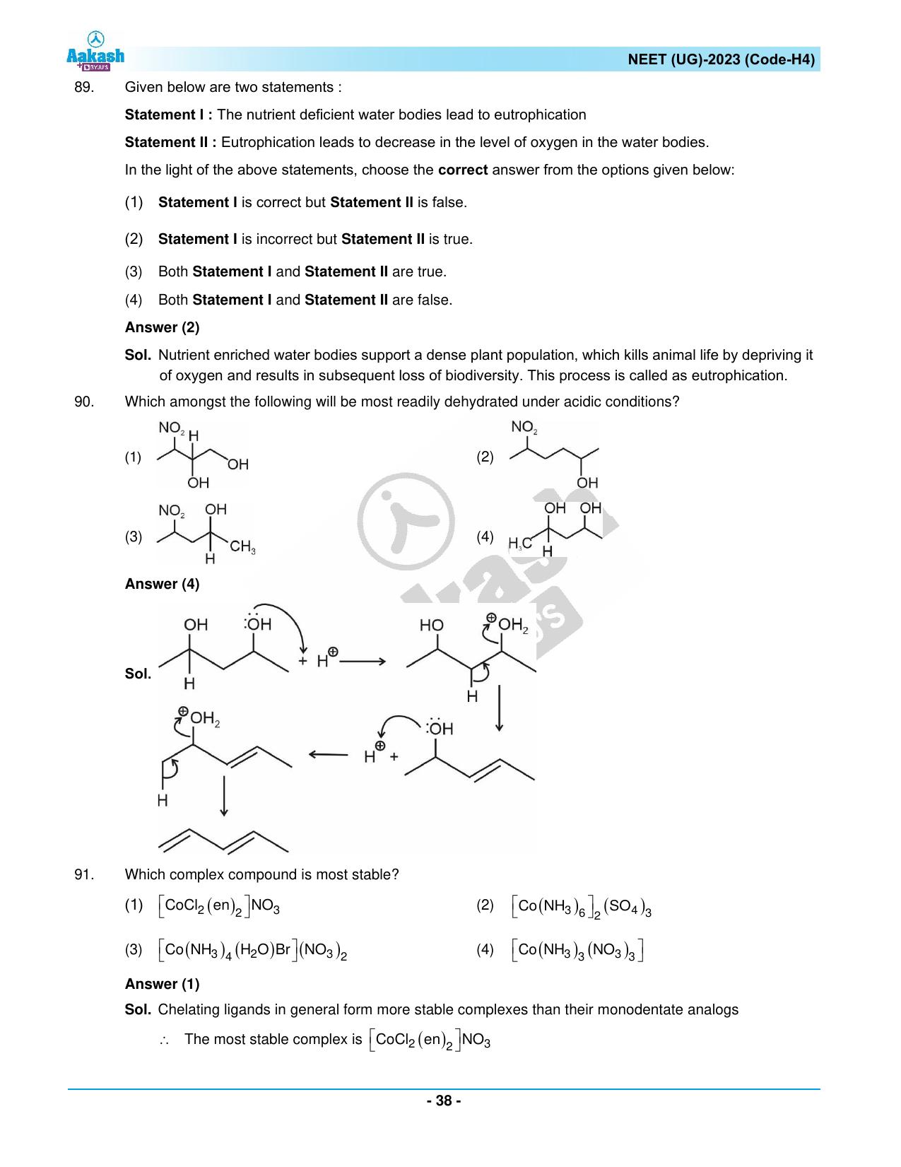 NEET 2023 Question Paper H4 - Page 38