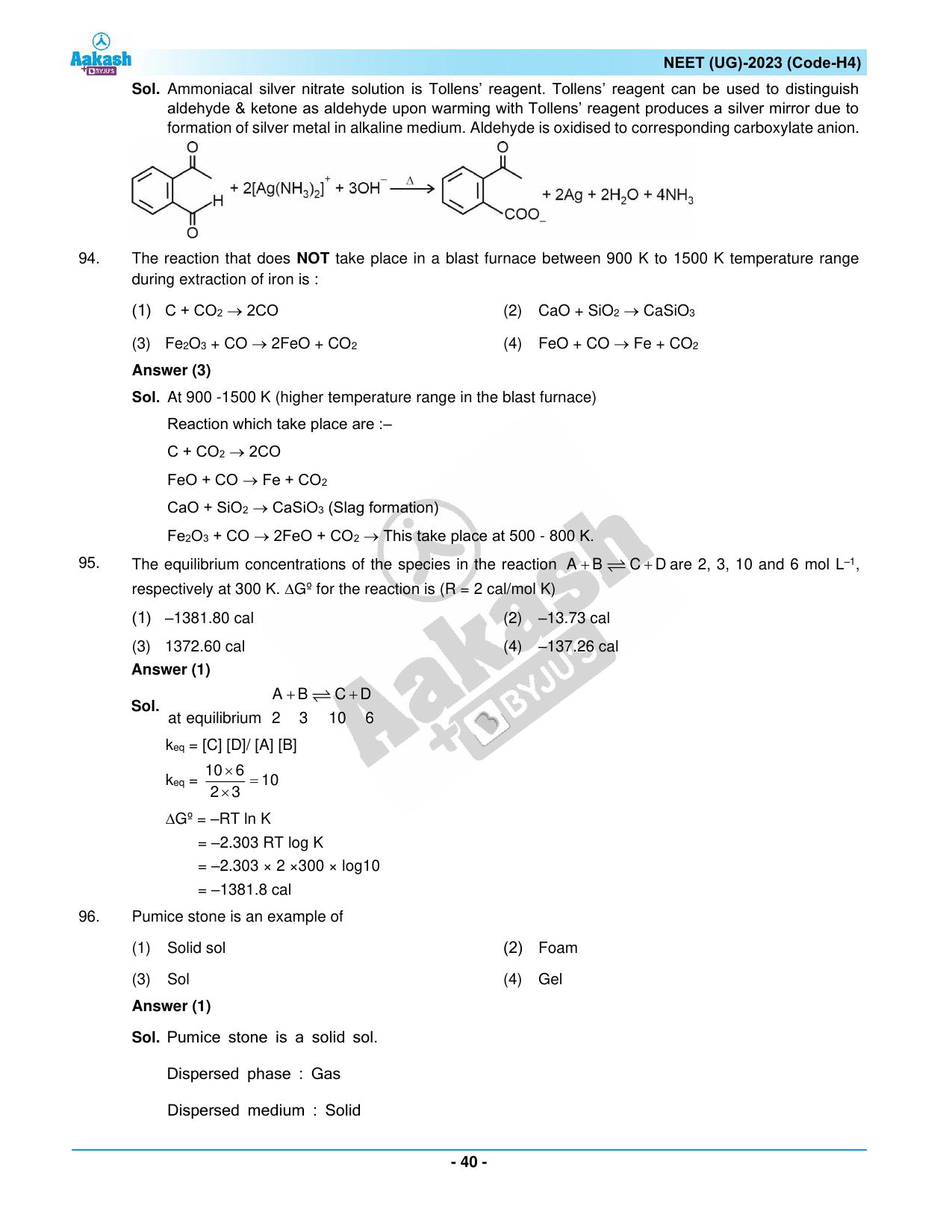 NEET 2023 Question Paper H4 - Page 40