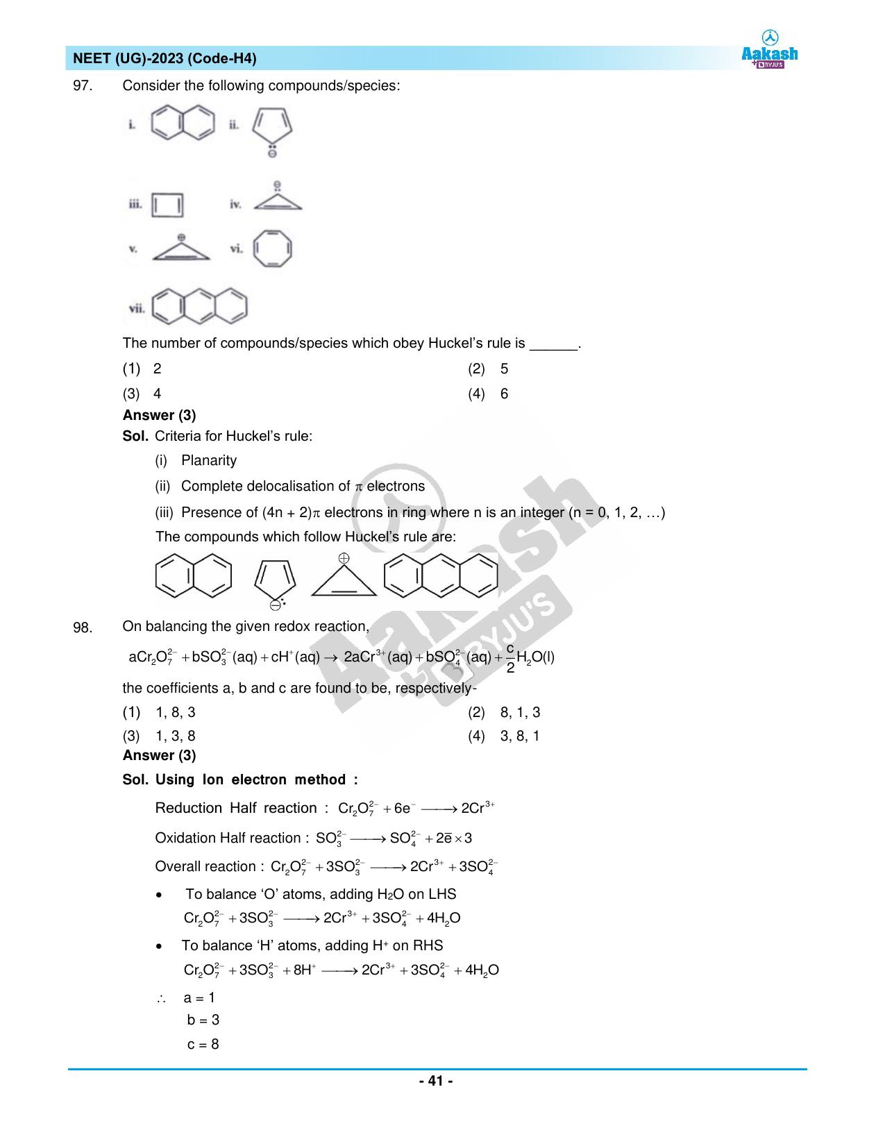 NEET 2023 Question Paper H4 - Page 41