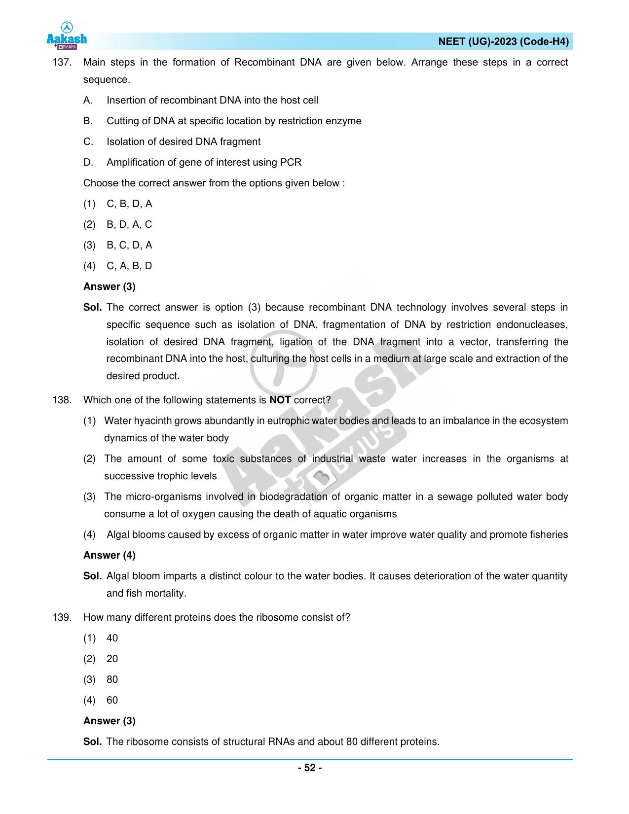 NEET 2023 Question Paper H4 - Page 52