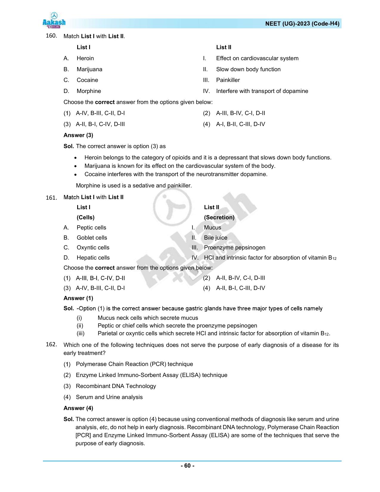 NEET 2023 Question Paper H4 - Page 60