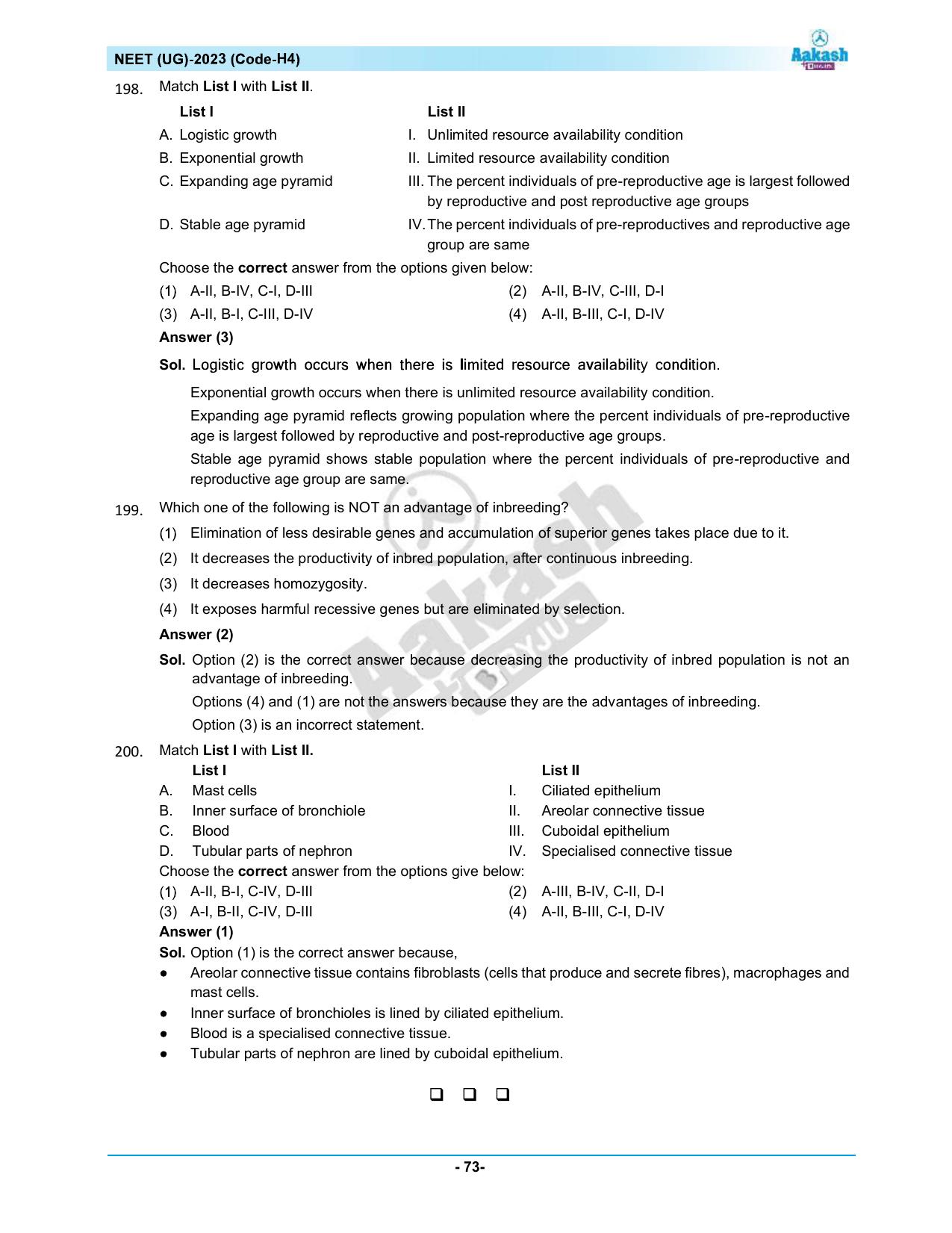 NEET 2023 Question Paper H4 - Page 73