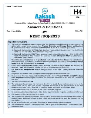 NEET 2023 Question Paper H4