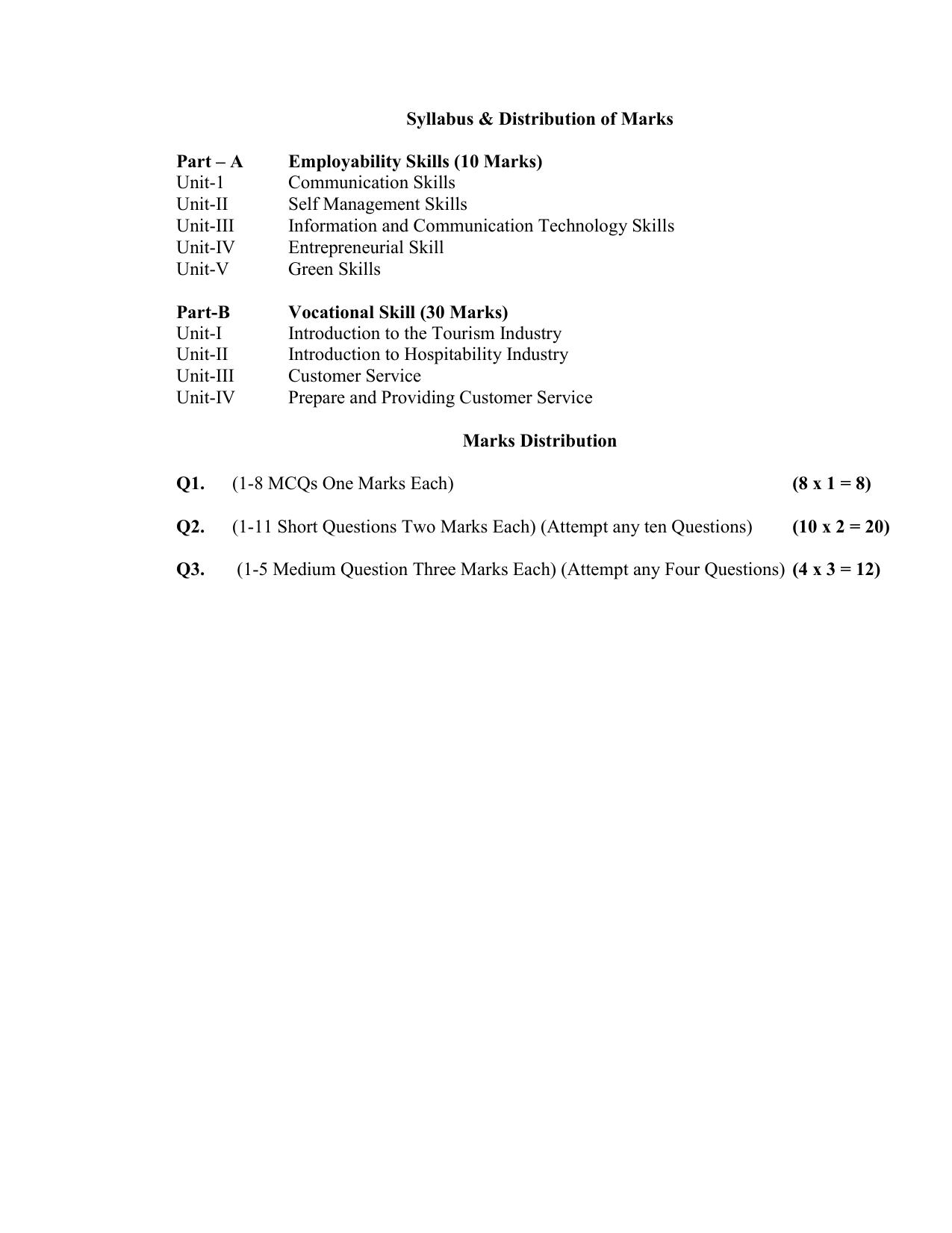 HPBOSE Class 11th Tourism Sample Question Papers 2025 - Page 4