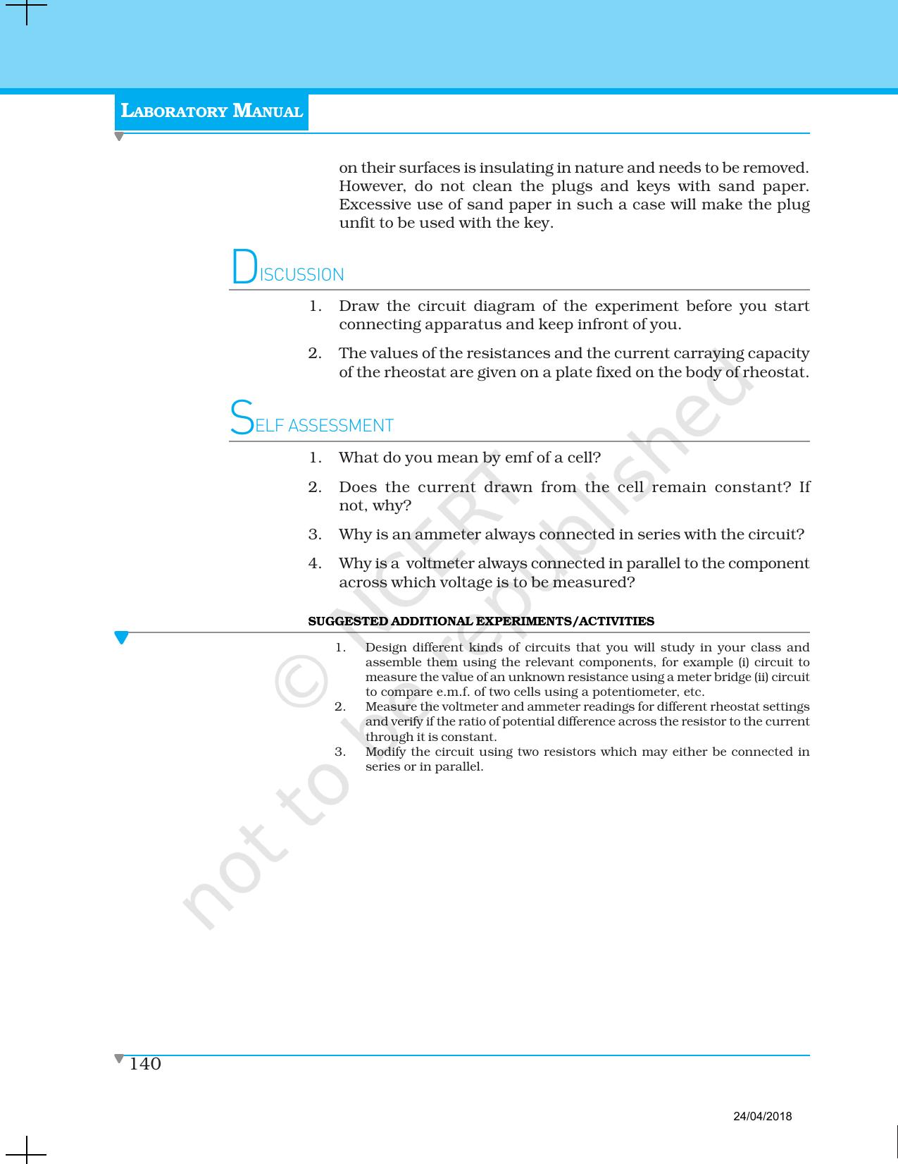 NCERT Laboratory Manuals for Class XII Physics - Activities 1 to 6 - Page 2
