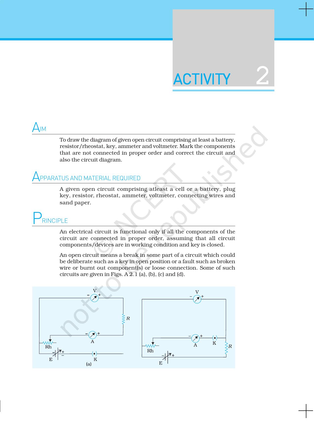 NCERT Laboratory Manuals for Class XII Physics - Activities 1 to 6 - Page 3