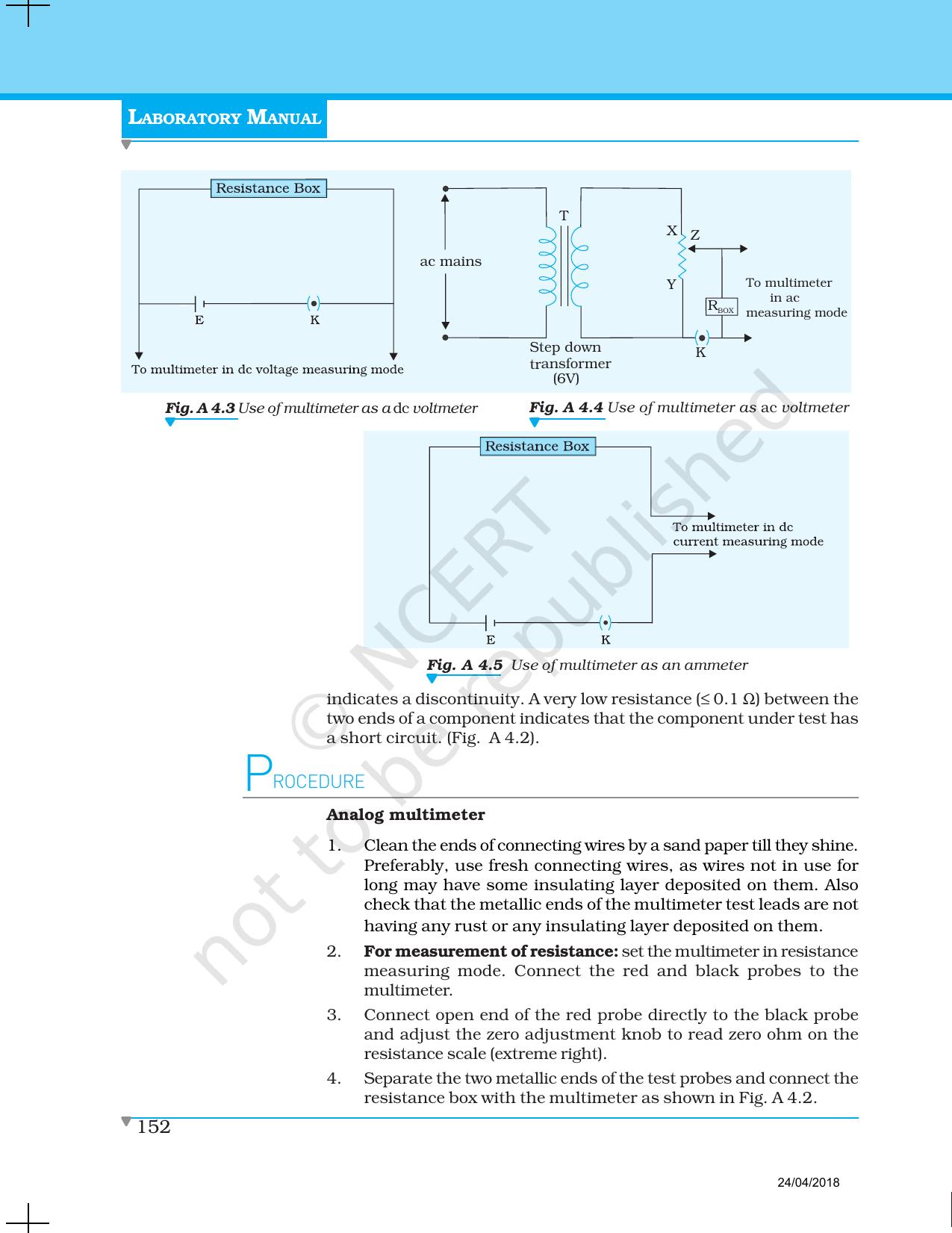 NCERT Laboratory Manuals for Class XII Physics - Activities 1 to 6 - Page 14