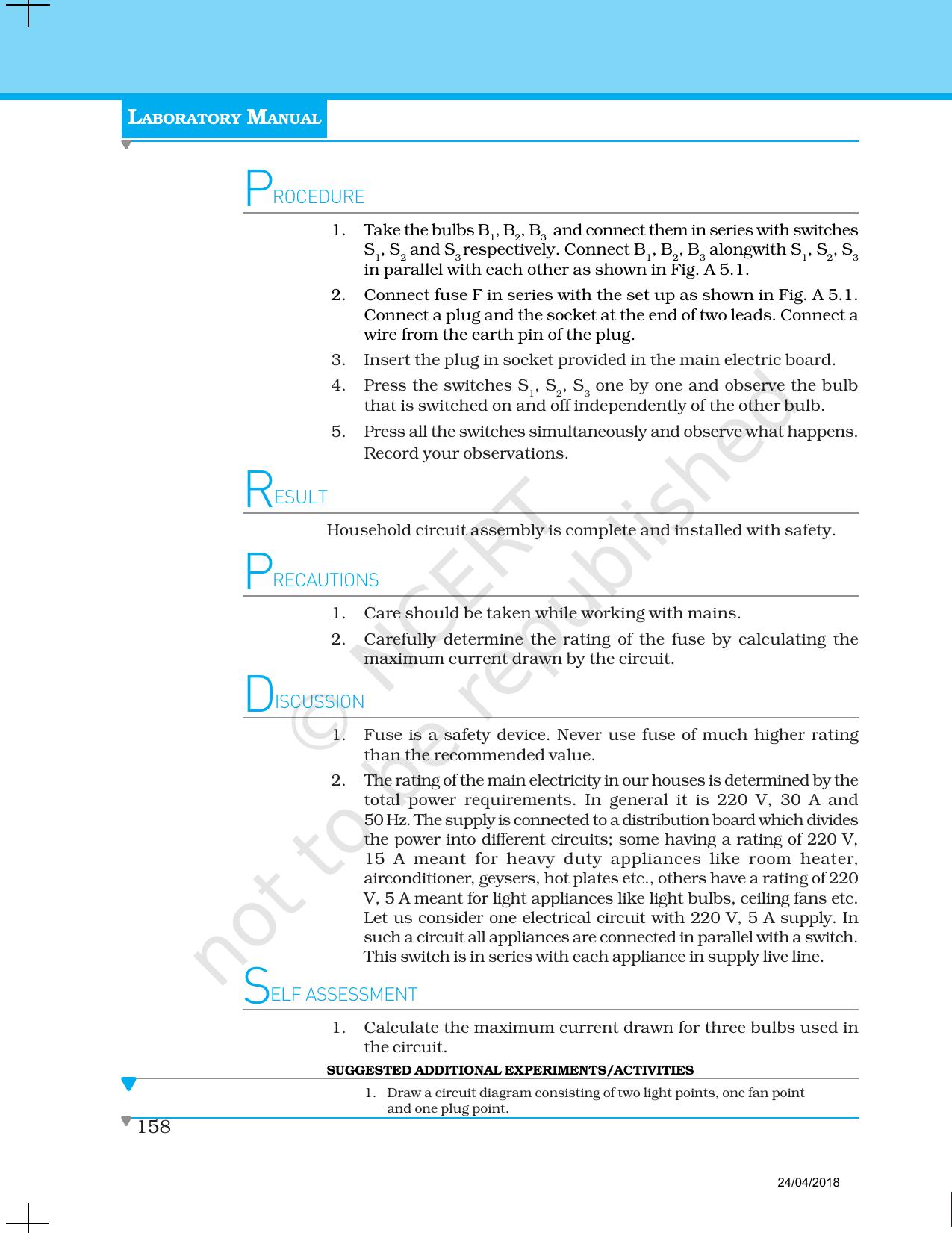 NCERT Laboratory Manuals for Class XII Physics - Activities 1 to 6 - Page 20