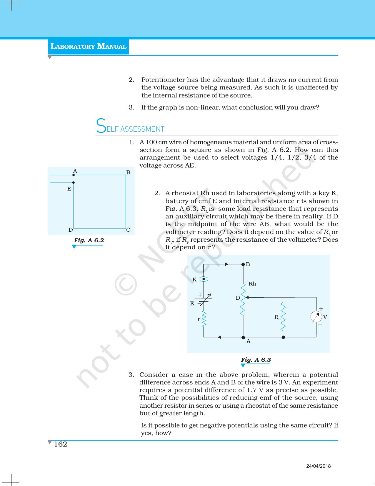 NCERT Laboratory Manuals for Class XII Physics - Activities 1 to 6 - Page 24