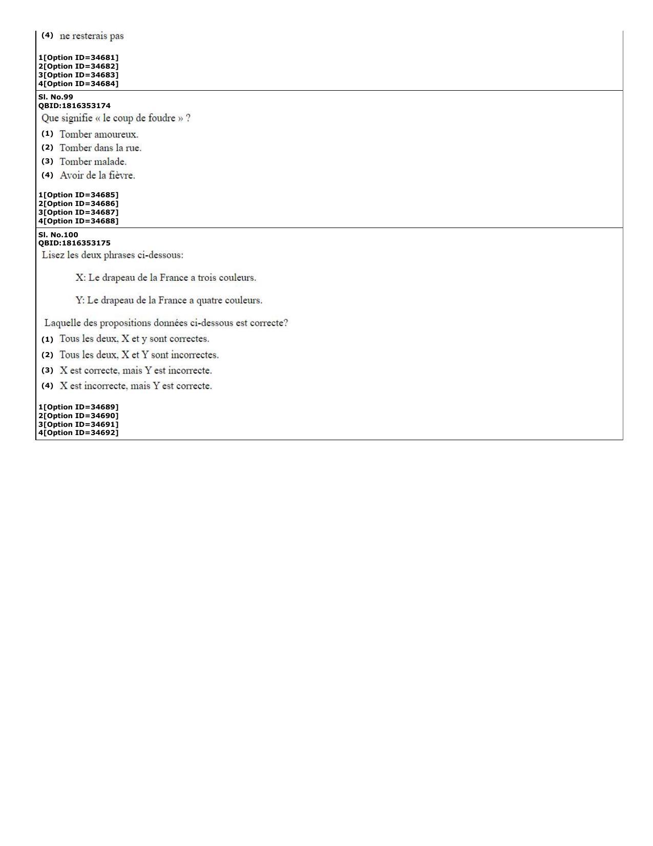 CUET (PG) 2022: PGQP-60 French (10-09-2022) Question Paper - Page 25