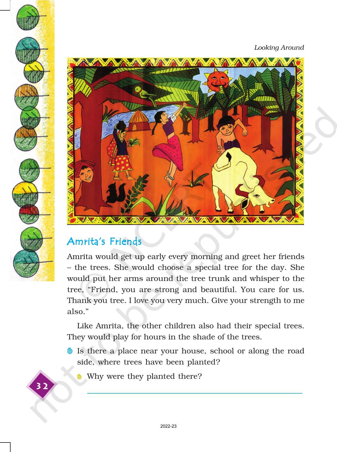 Ncert Book For Class 4 Evs Chapter 4 The Story Of Amrita Indcareer
