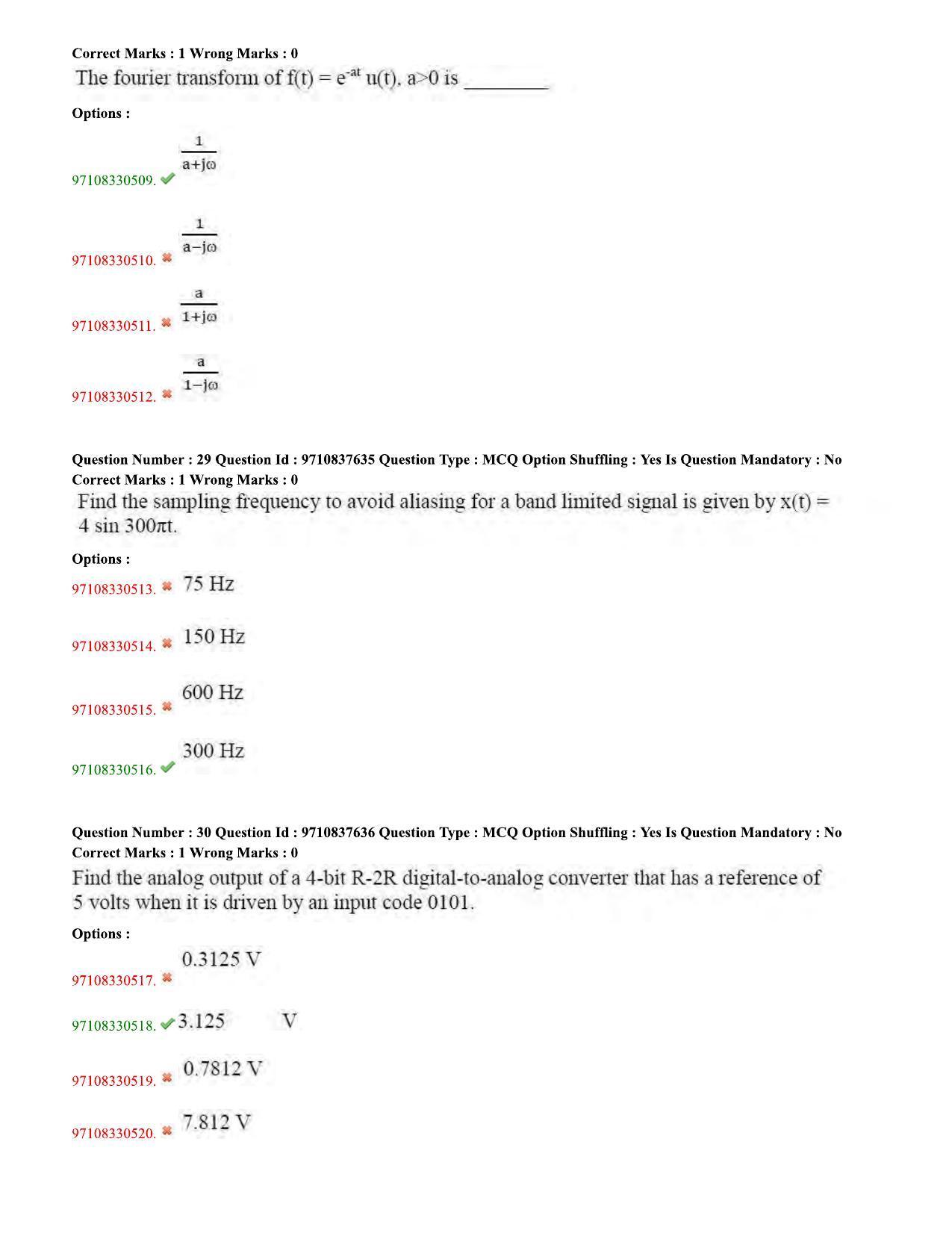 TS CPGET 2020 M.Sc. Electronics (Shift 1) Question Paper with Answer Key - Page 11