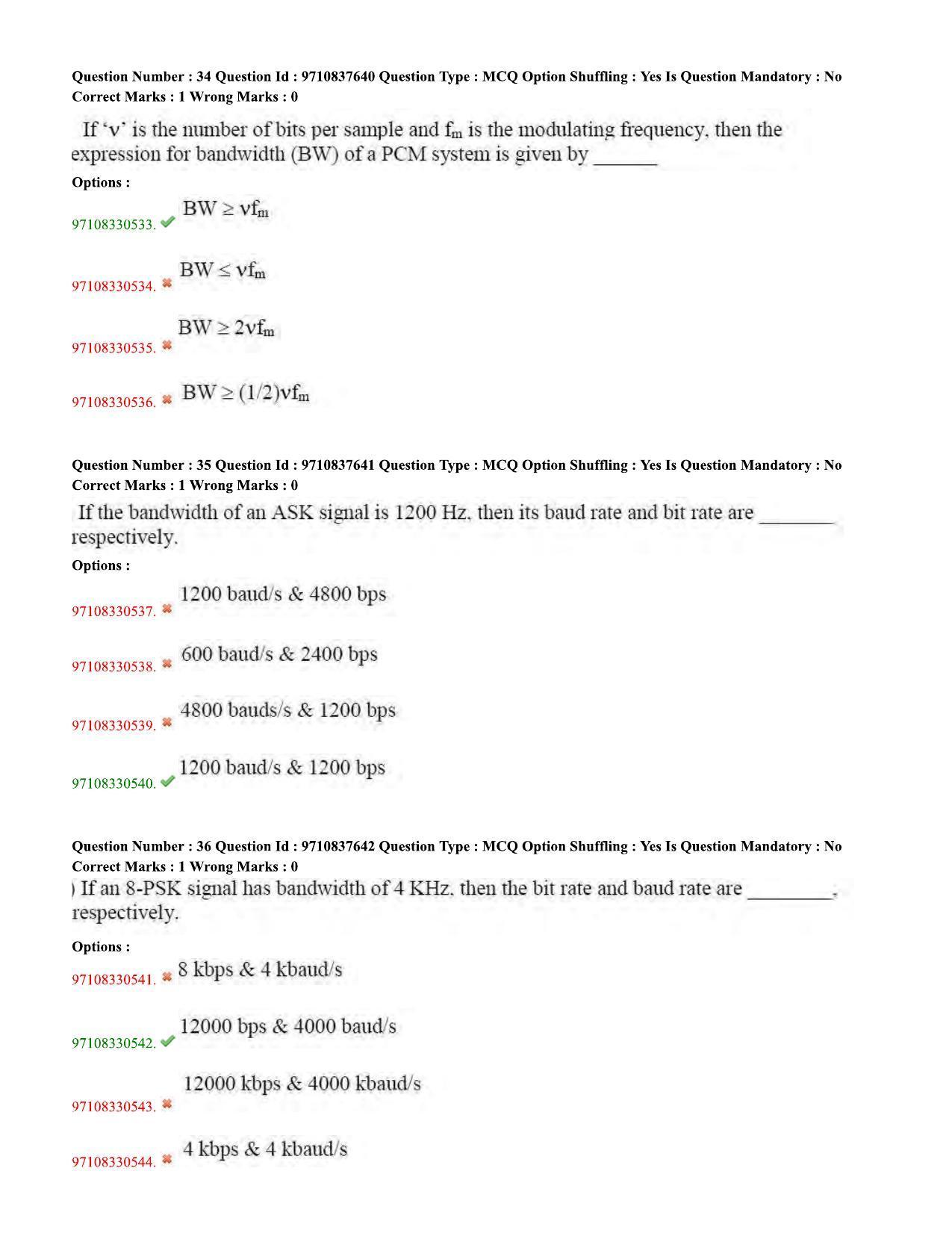 TS CPGET 2020 M.Sc. Electronics (Shift 1) Question Paper with Answer Key - Page 13