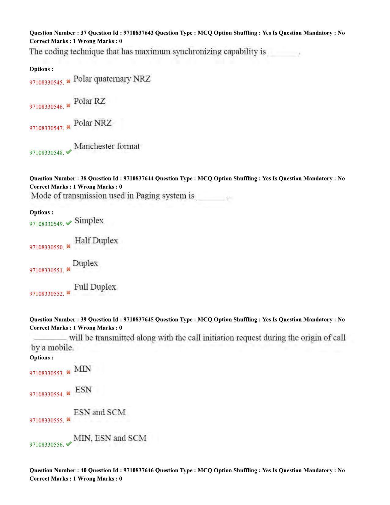 TS CPGET 2020 M.Sc. Electronics (Shift 1) Question Paper with Answer Key - Page 14