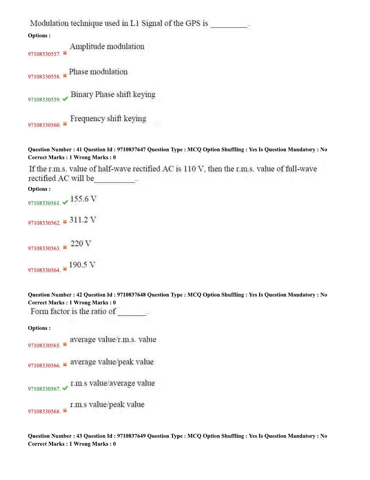 TS CPGET 2020 M.Sc. Electronics (Shift 1) Question Paper with Answer Key - Page 15
