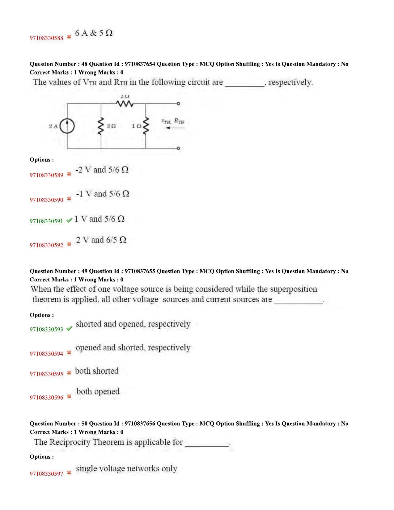 TS CPGET 2020 M.Sc. Electronics (Shift 1) Question Paper with Answer Key - Page 18