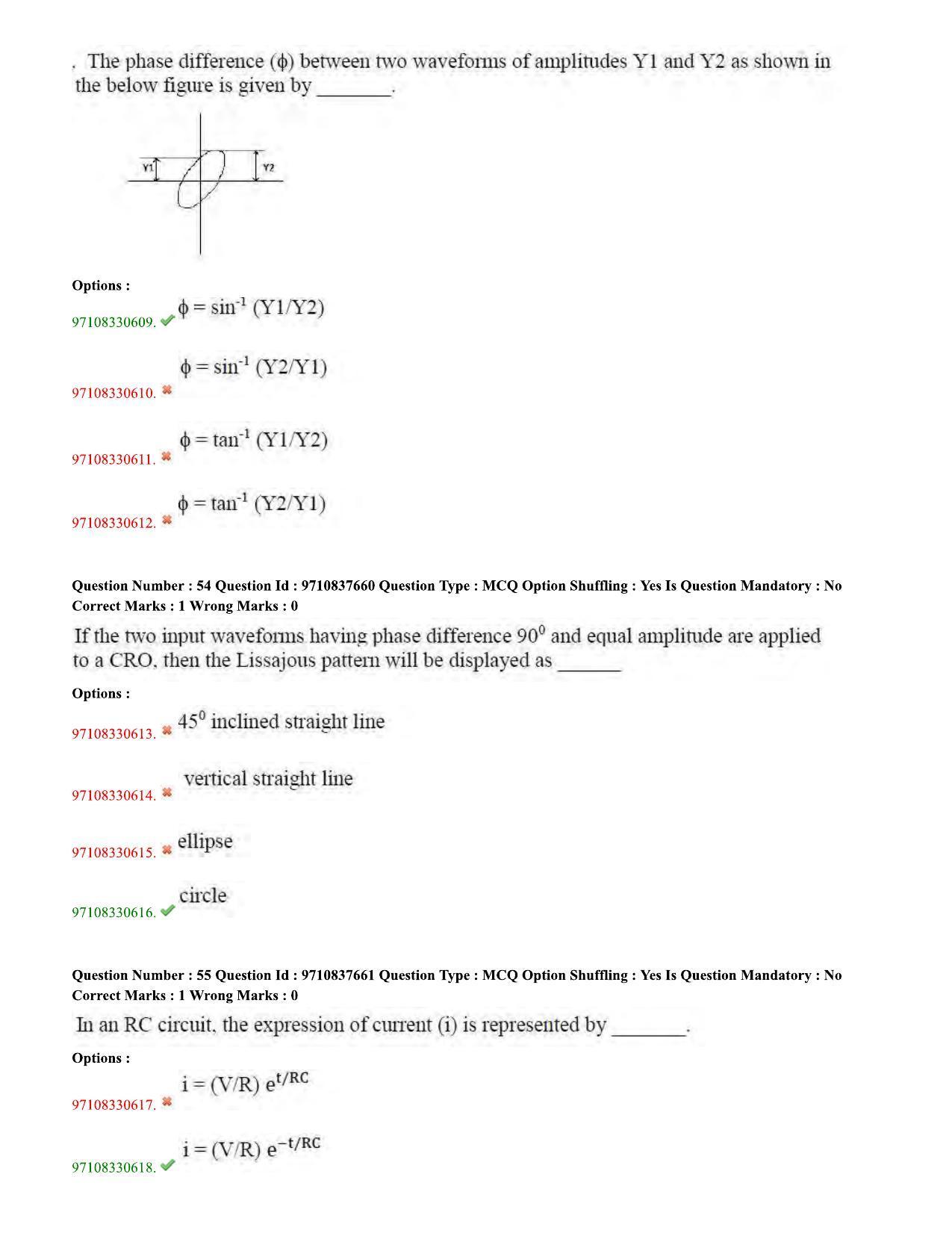 TS CPGET 2020 M.Sc. Electronics (Shift 1) Question Paper with Answer Key - Page 20