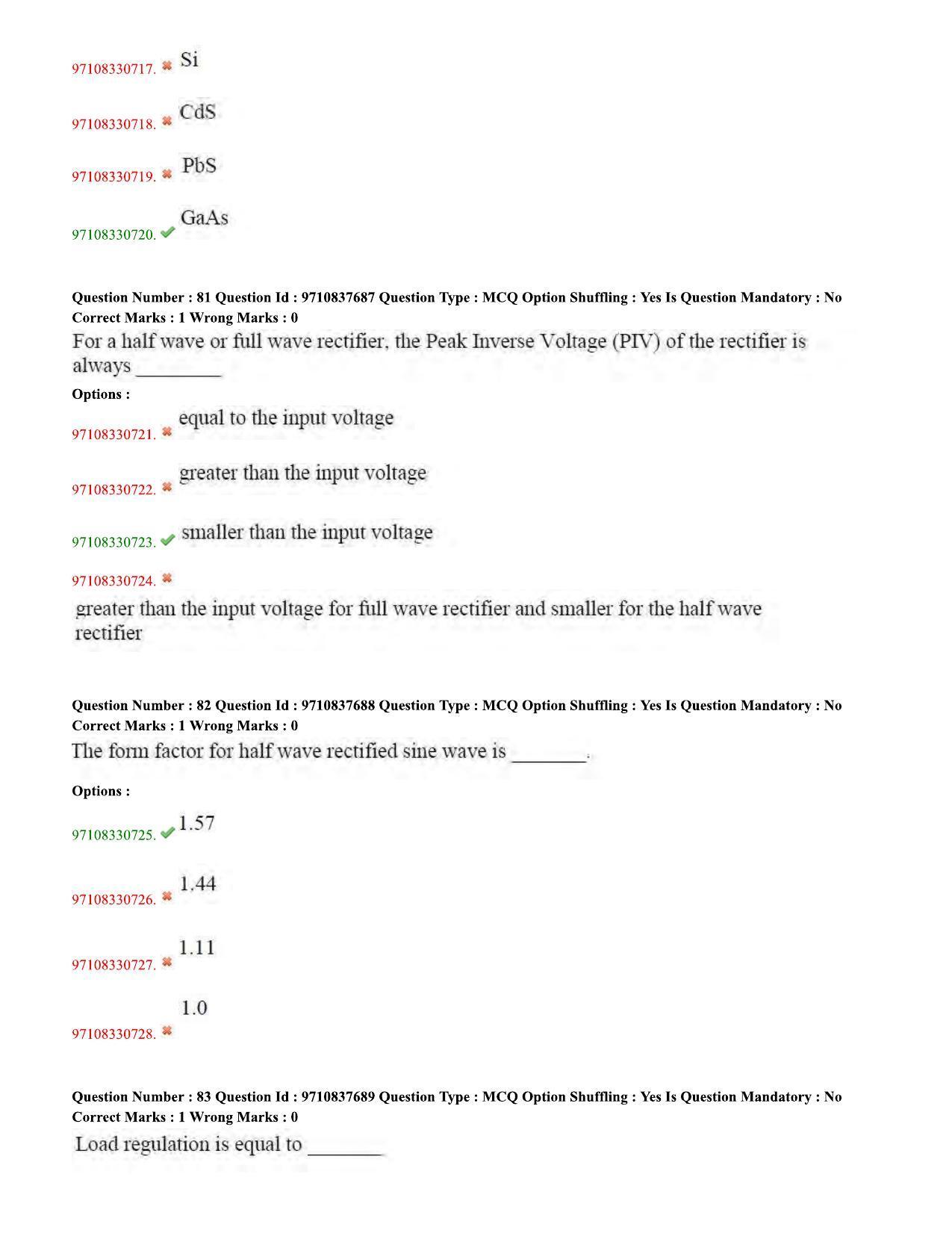 TS CPGET 2020 M.Sc. Electronics (Shift 1) Question Paper with Answer Key - Page 29