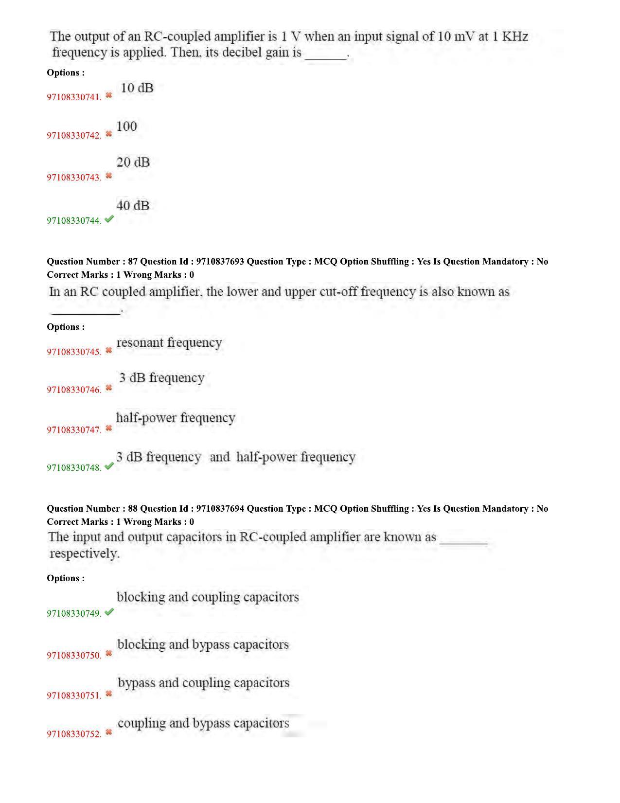 TS CPGET 2020 M.Sc. Electronics (Shift 1) Question Paper with Answer Key - Page 31