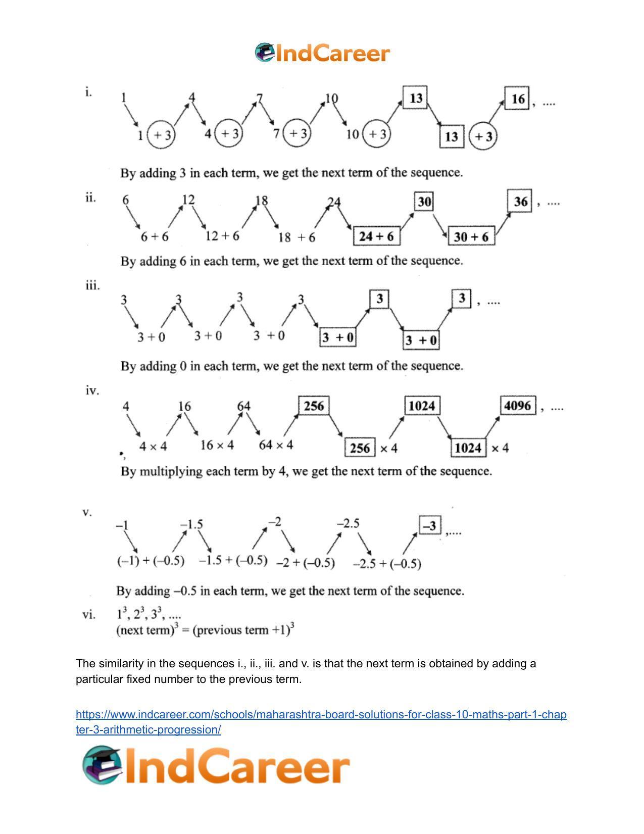 Maharashtra Board Solutions for Class 10-Maths (Part 1): Chapter 3- Arithmetic Progression - Page 12