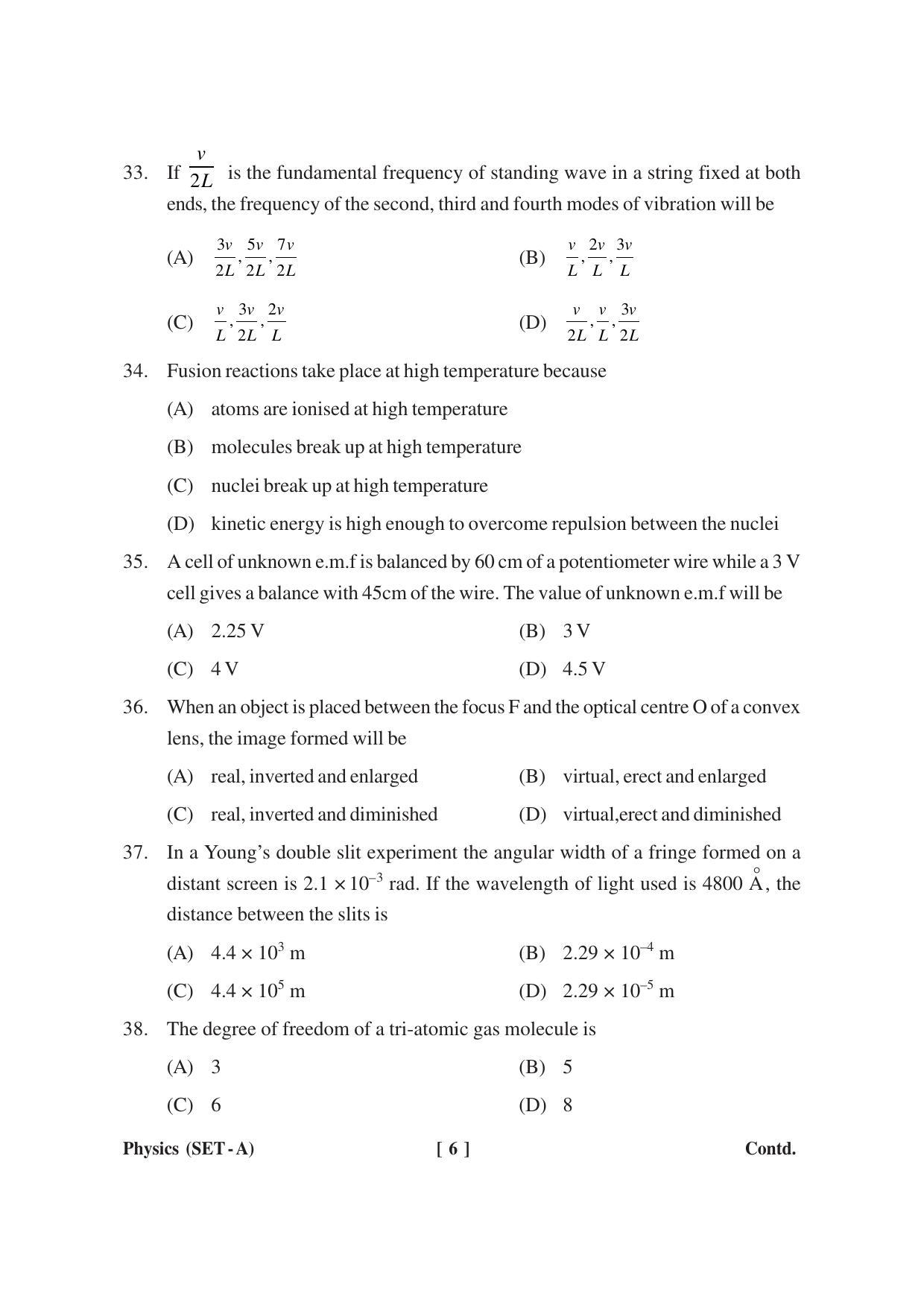 MBSE HSSLC Physics Sample Paper - Page 6