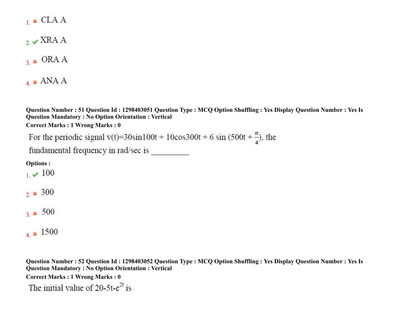 TS PGECET 2021: (BM) Biomedical Engineering Question Papers - Page 32