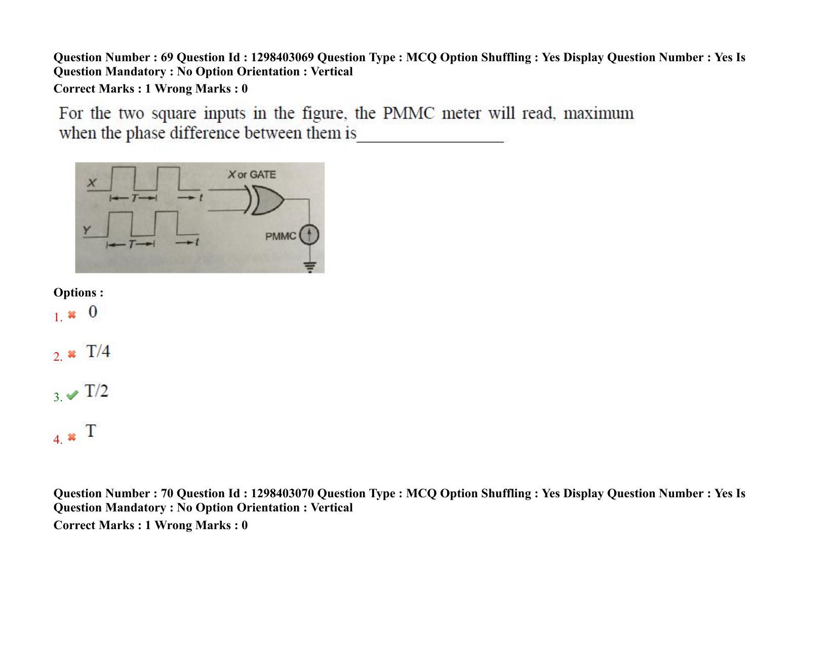 TS PGECET 2021: (BM) Biomedical Engineering Question Papers - Page 42