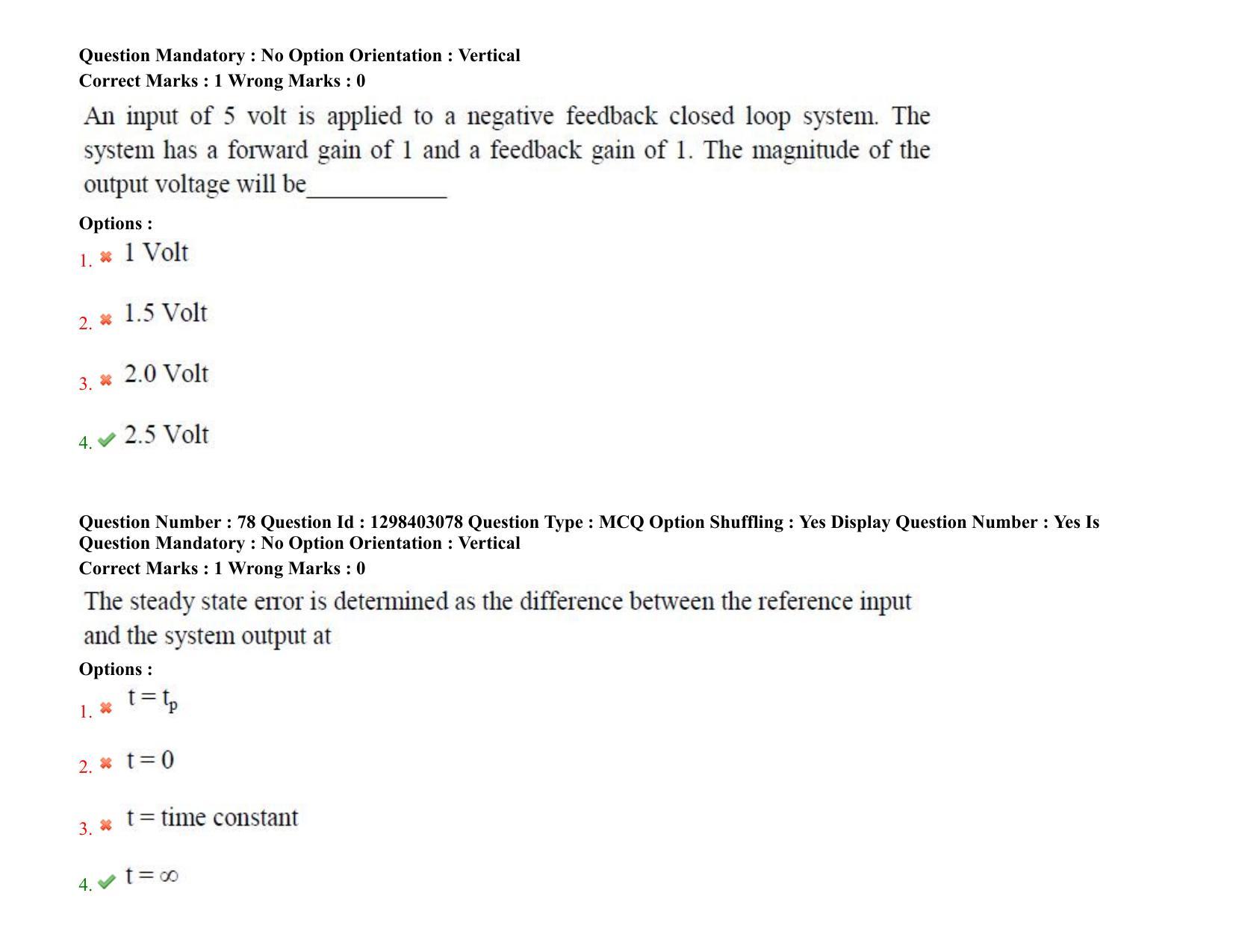 TS PGECET 2021: (BM) Biomedical Engineering Question Papers - Page 47