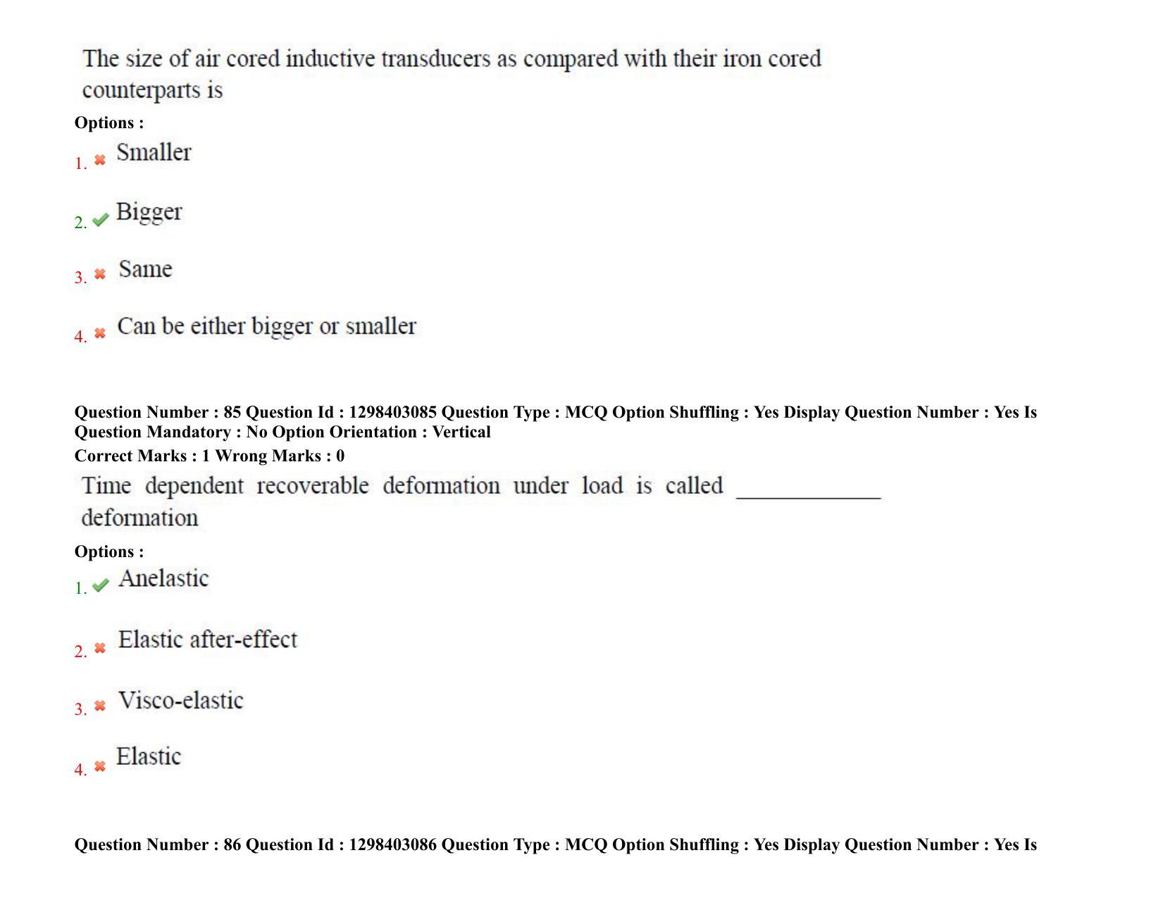 TS PGECET 2021: (BM) Biomedical Engineering Question Papers - Page 51