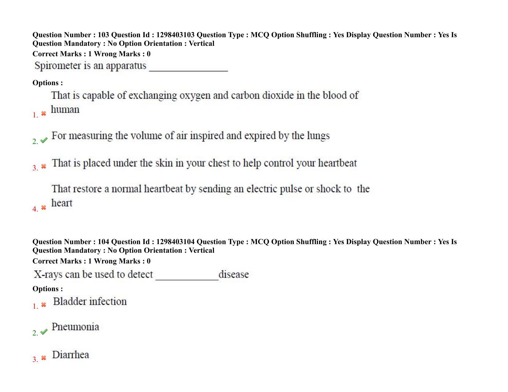 TS PGECET 2021: (BM) Biomedical Engineering Question Papers - Page 61