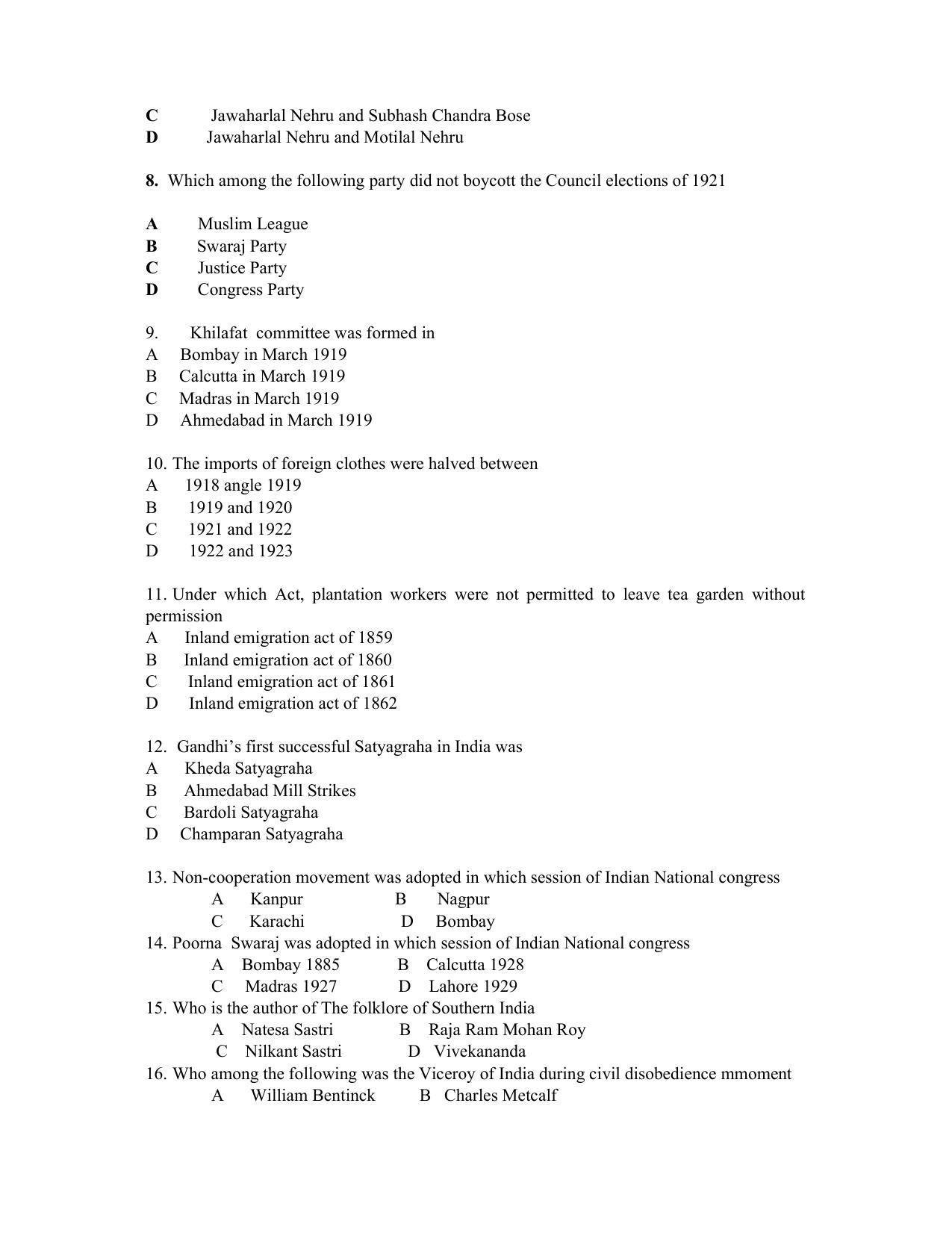 JKBOSE Class 10 Social Science Question Bank - Page 6