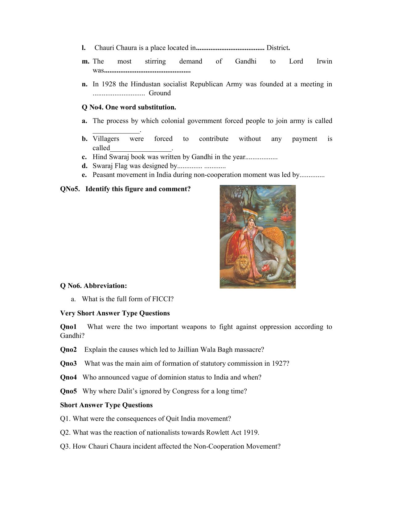 JKBOSE Class 10 Social Science Question Bank - Page 8