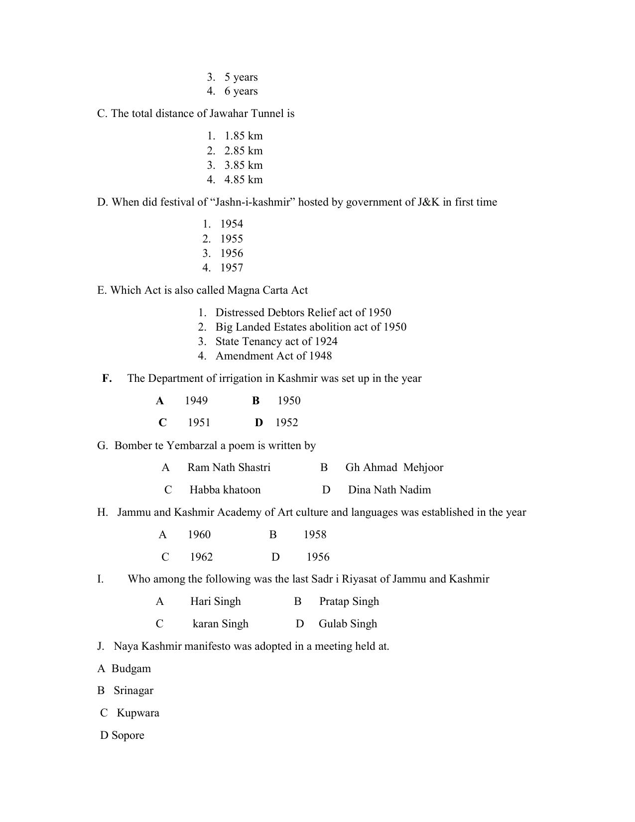 JKBOSE Class 10 Social Science Question Bank - Page 17