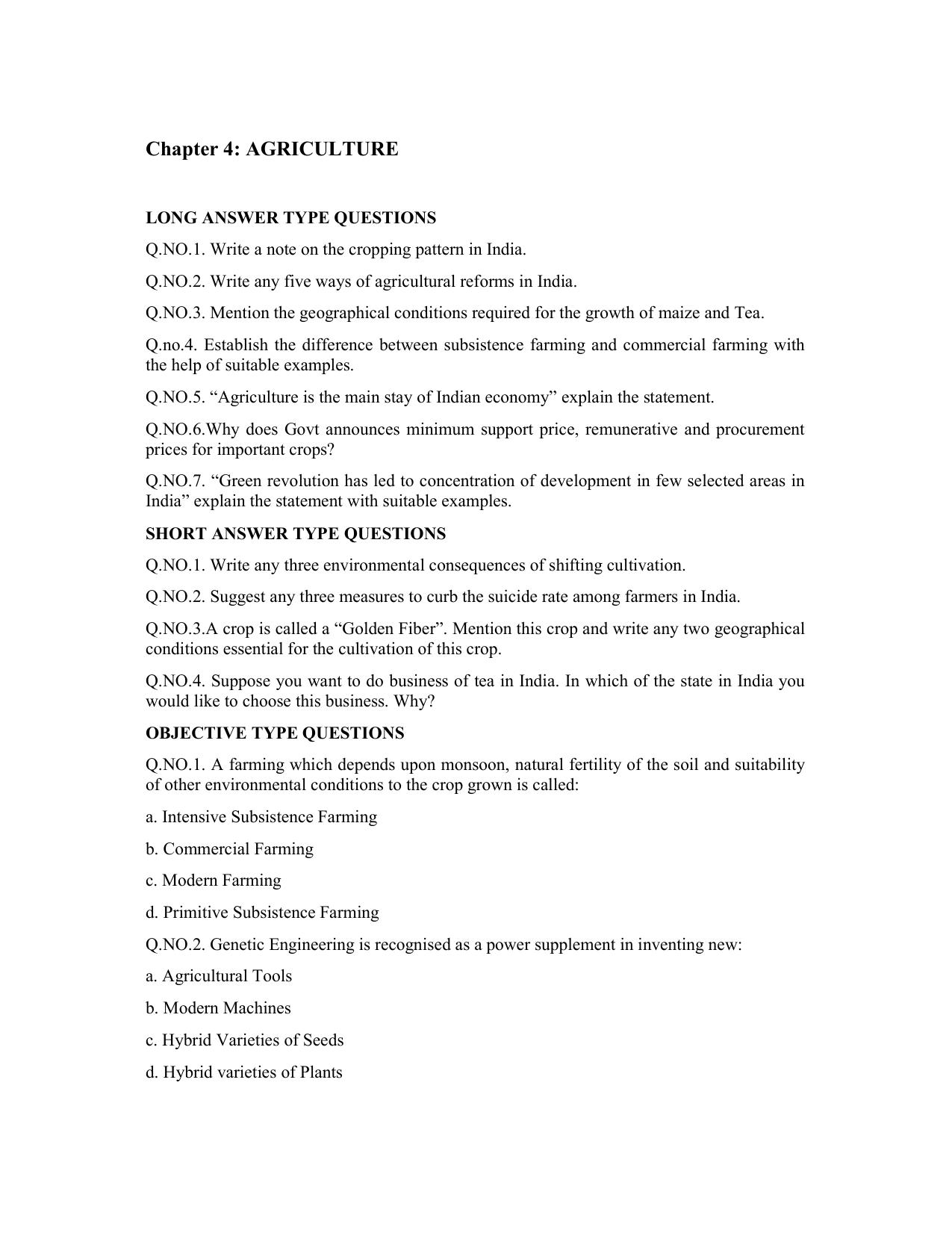 JKBOSE Class 10 Social Science Question Bank - Page 23
