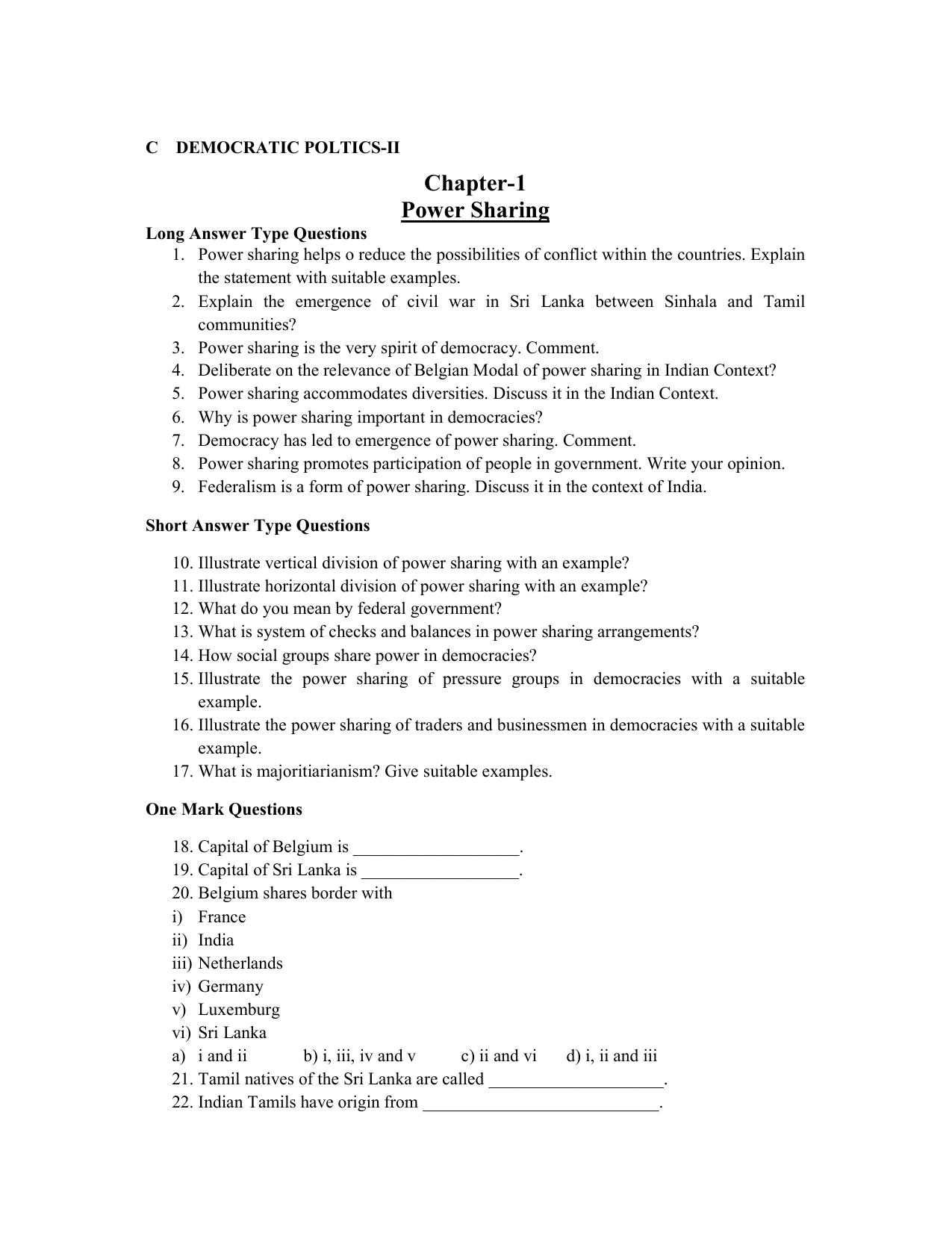 JKBOSE Class 10 Social Science Question Bank - Page 30