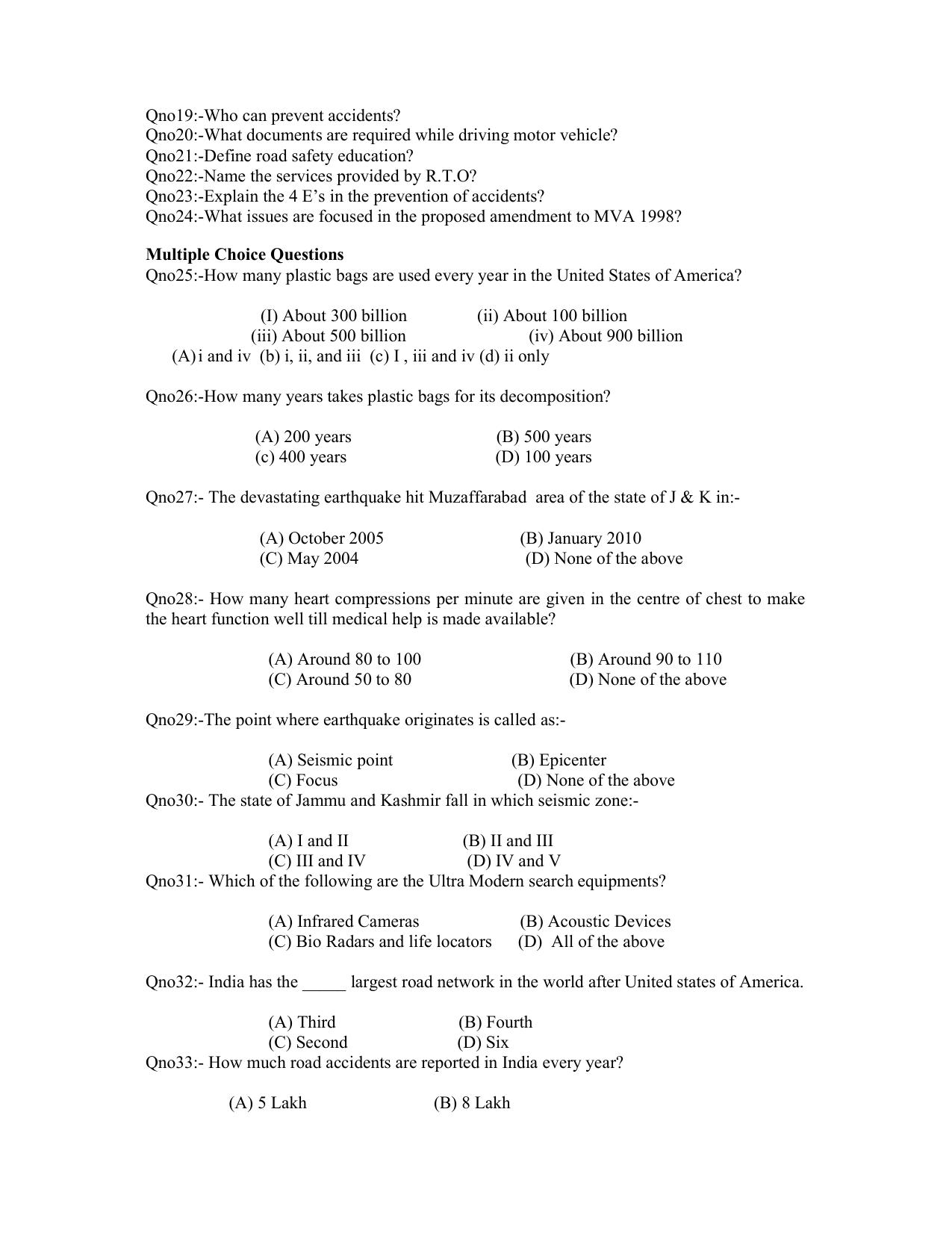 JKBOSE Class 10 Social Science Question Bank - Page 39