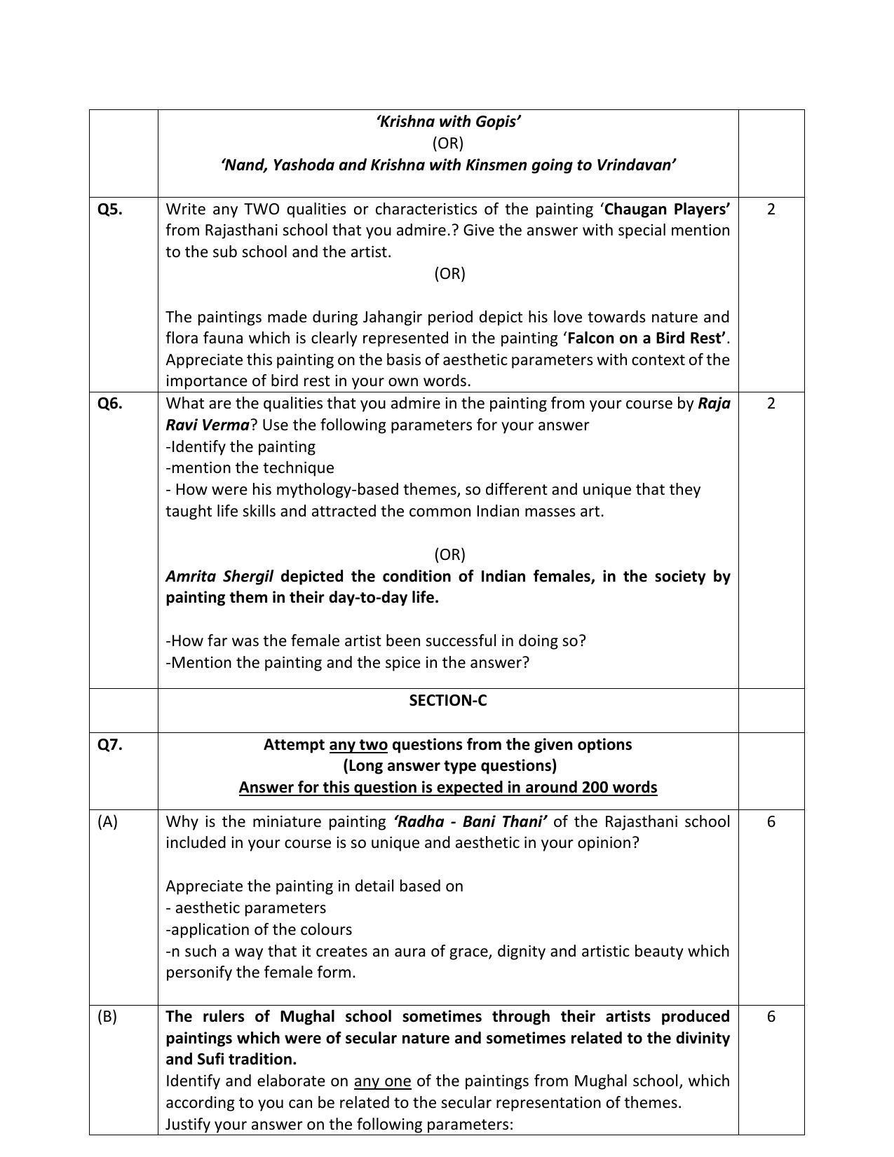 CBSE Class 12 Graphic Sample Paper 2023 - Page 3
