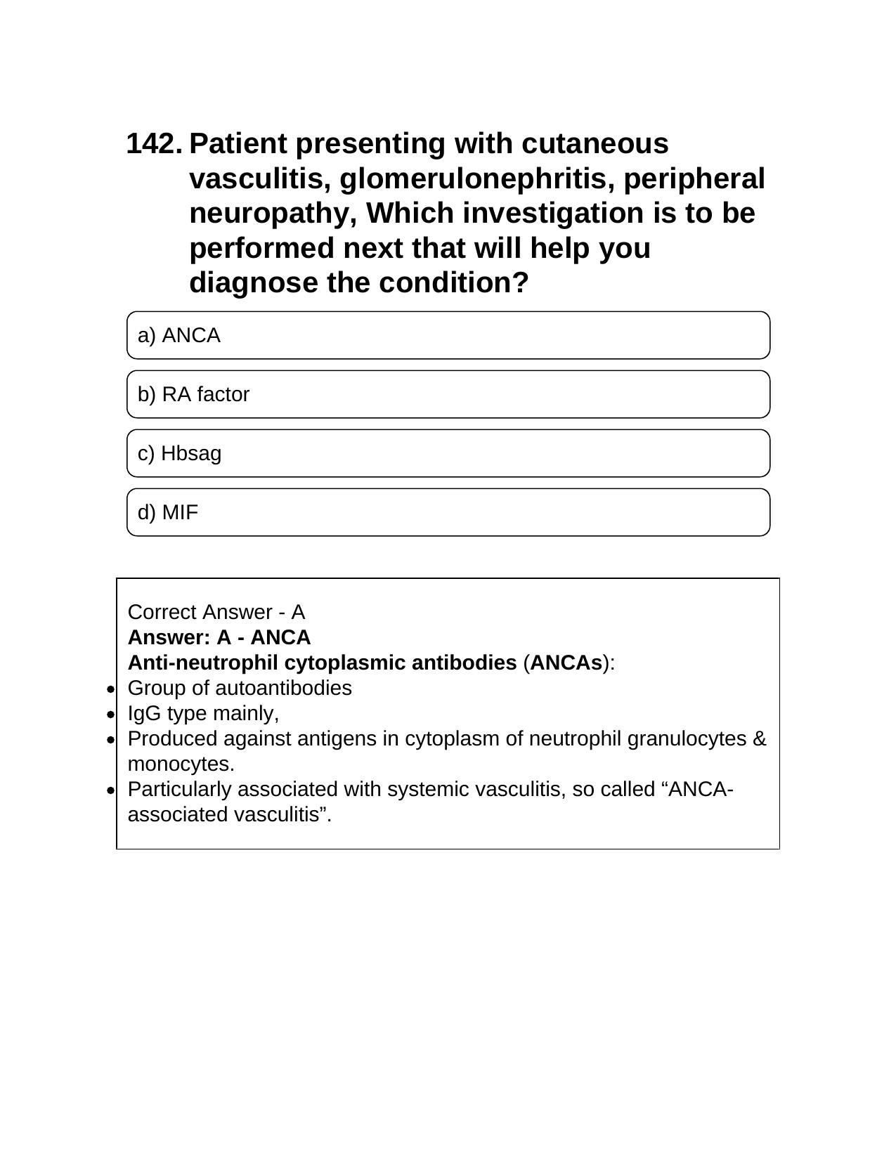 NEET PG 2018 Question Paper - Page 160