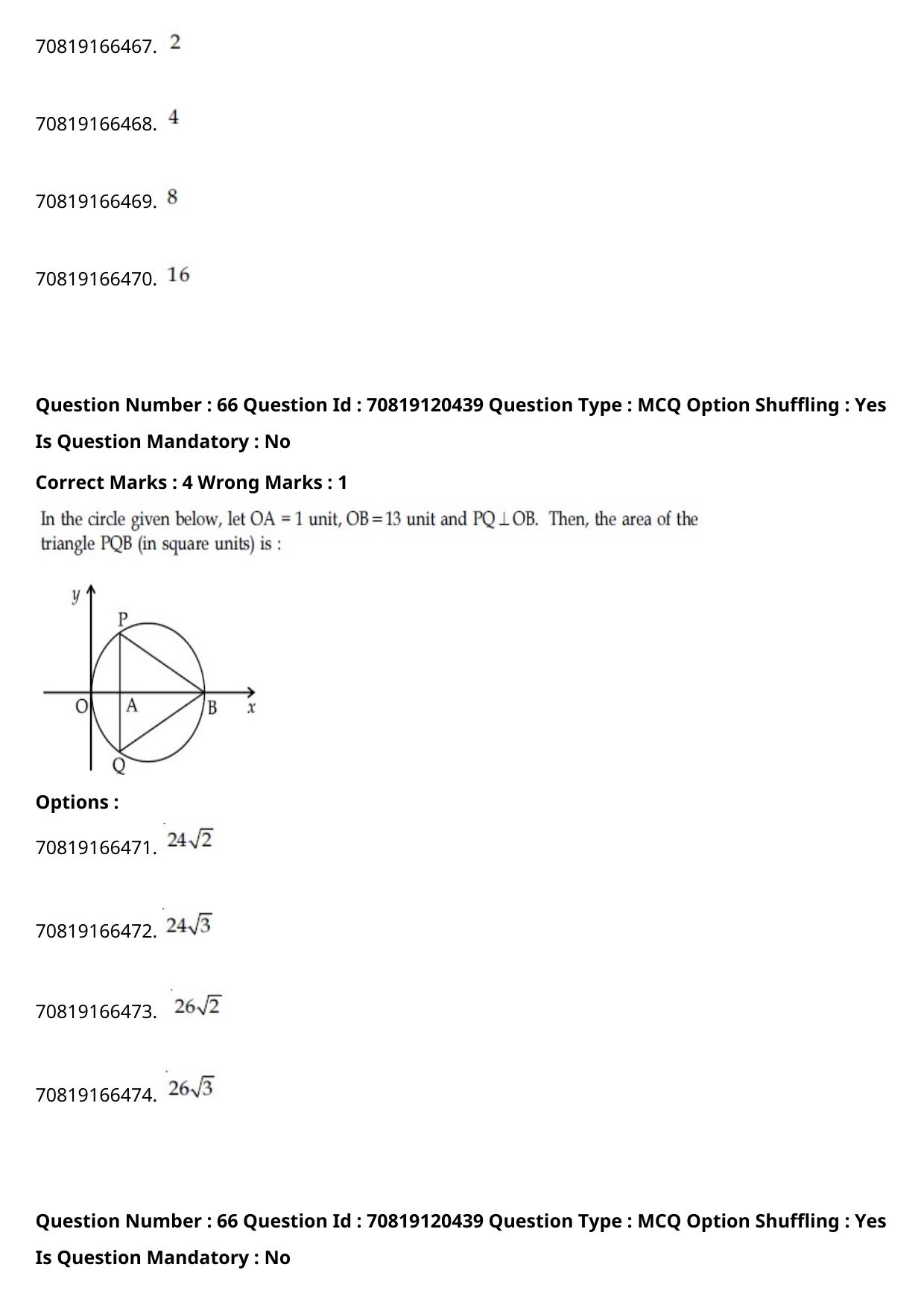 JEE Mains 2021: BTech Kannada (Shift 1) 26-02-2021 Question Paper - Page 76