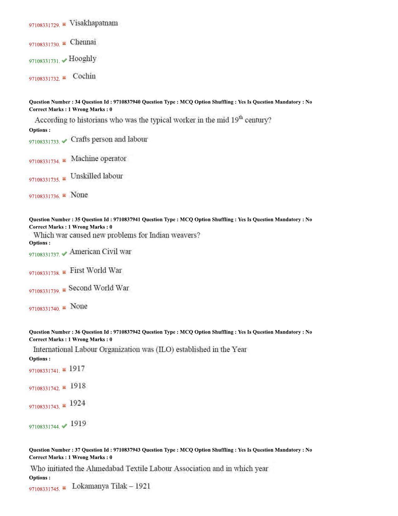 TS CPGET 2020 Master of Human Resource Management (MHRM) (Shift 2) Question Paper with Answer Key - Page 10