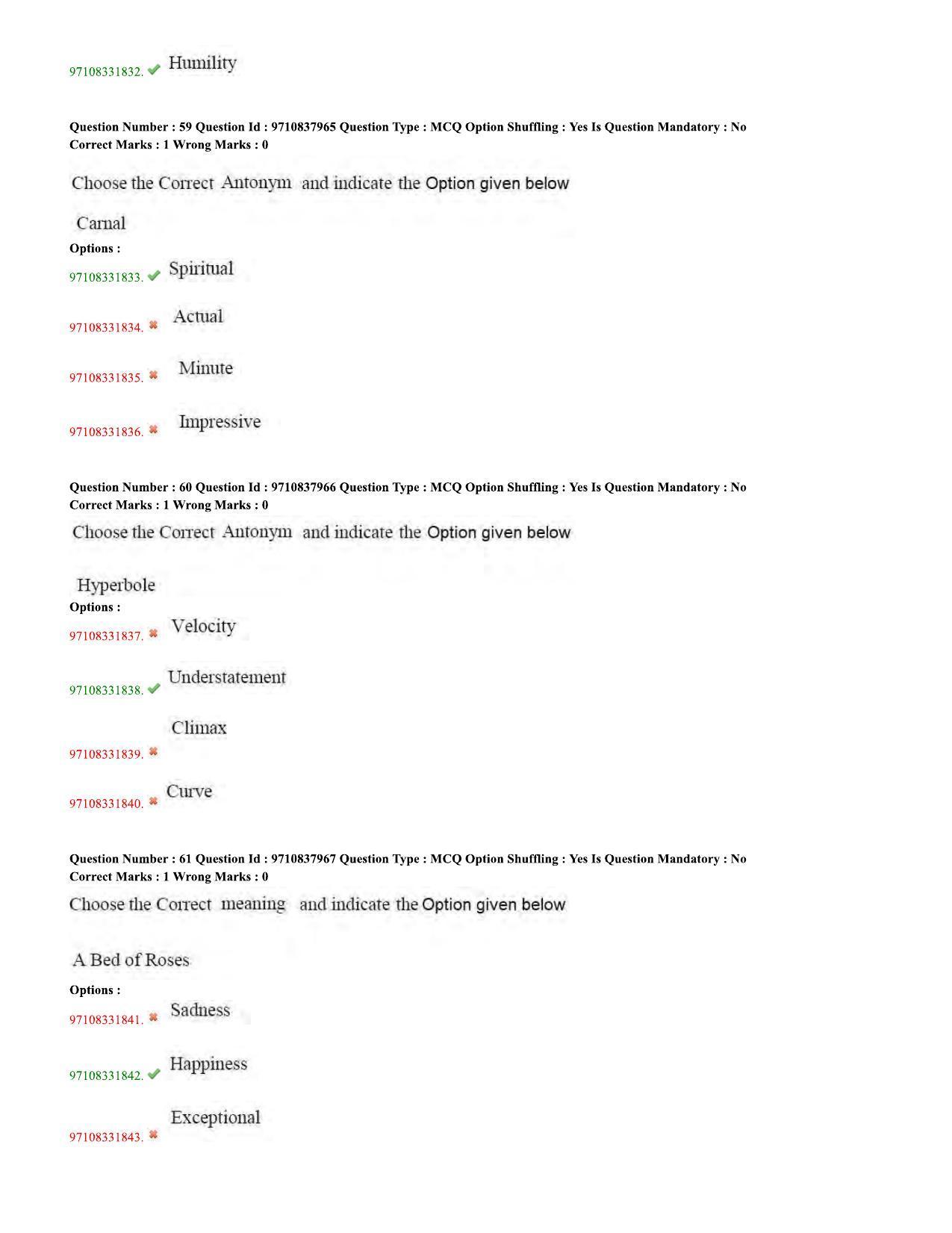 TS CPGET 2020 Master of Human Resource Management (MHRM) (Shift 2) Question Paper with Answer Key - Page 17